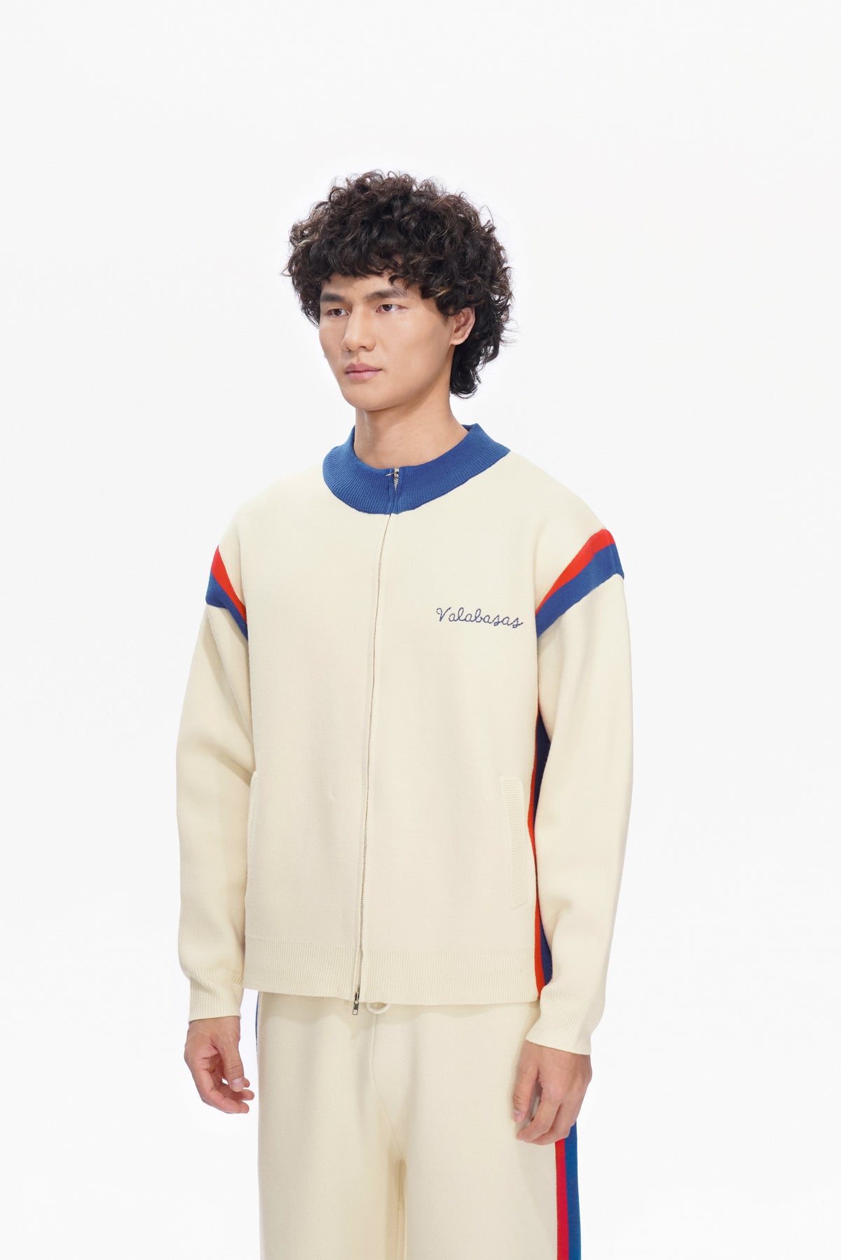 Valabasas Script Jacket - Embroidered Apricot
