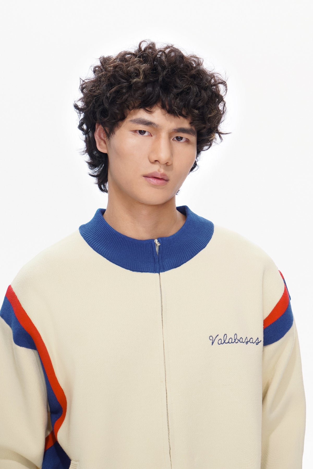 Valabasas Script Jacket - Embroidered Apricot
