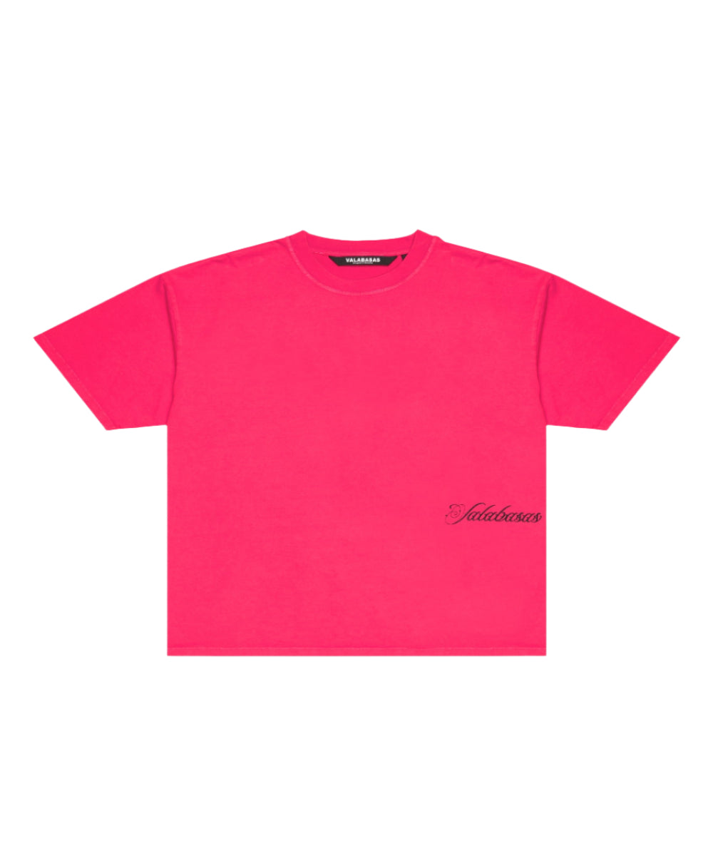 "MARBLE" FUSCHIA TEE