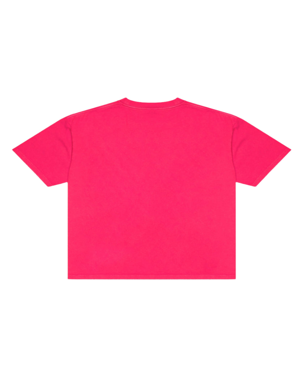 "MARBLE" FUSCHIA TEE
