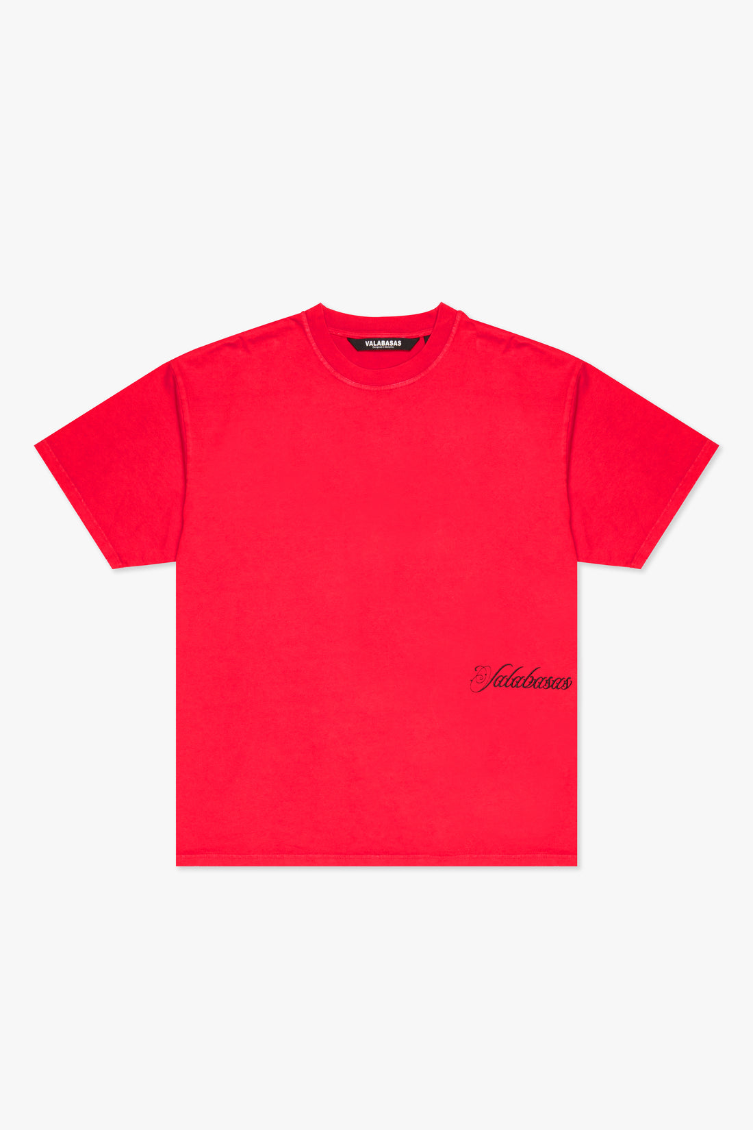 "MARBLE" RED TEE