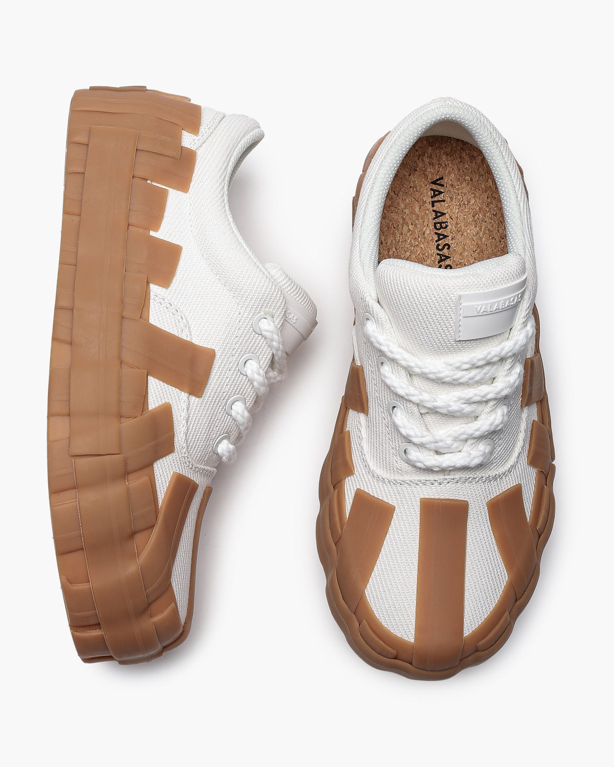 Yuratsu 100 White Gum Sneakers