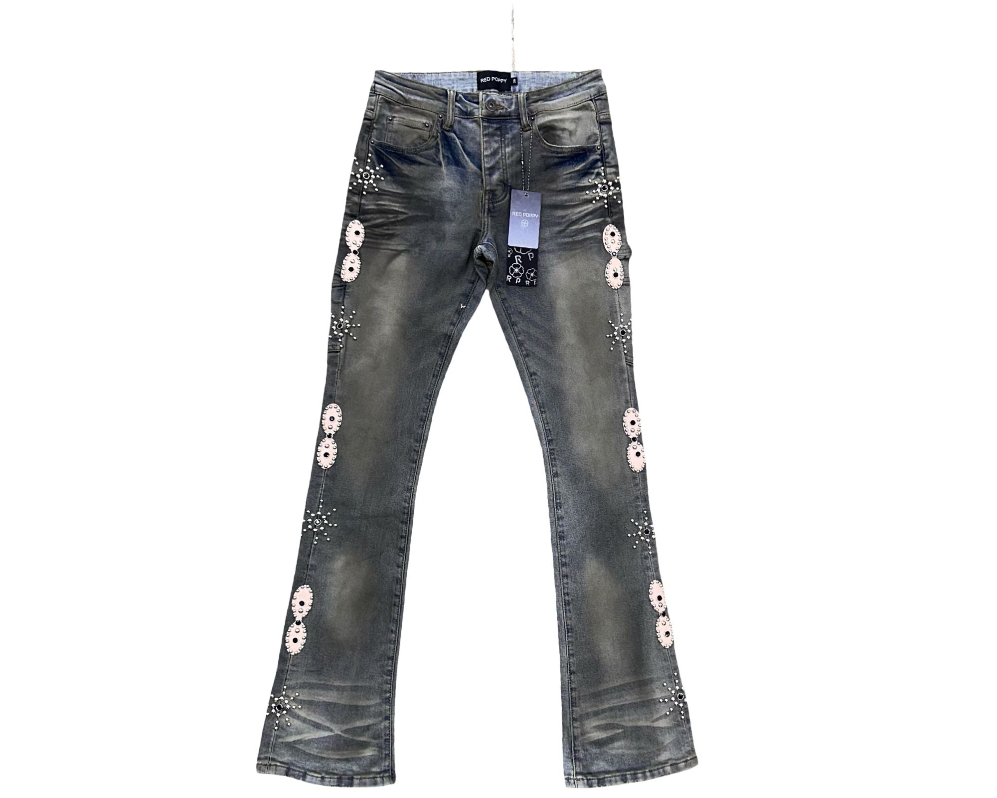 Red Poppy Men's Vintage Wash Jeans