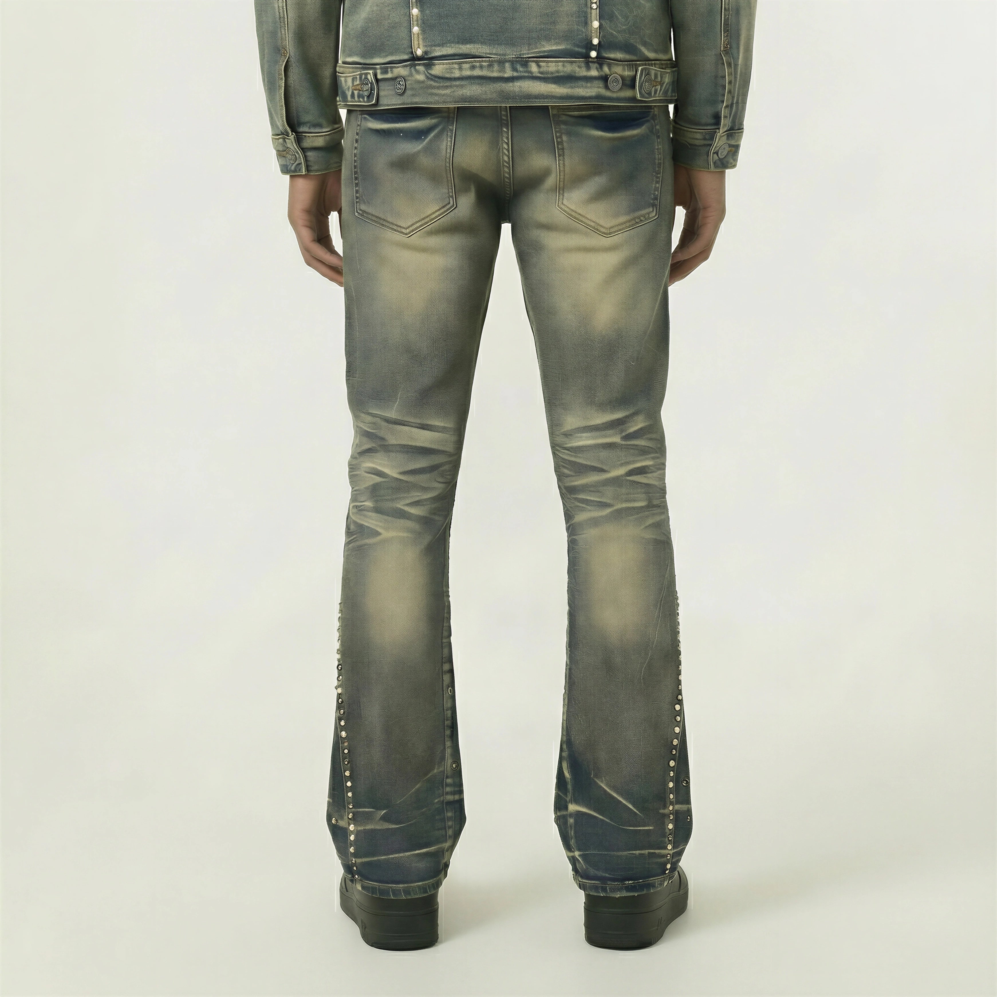 Red Poppy Faded Wash Jeans