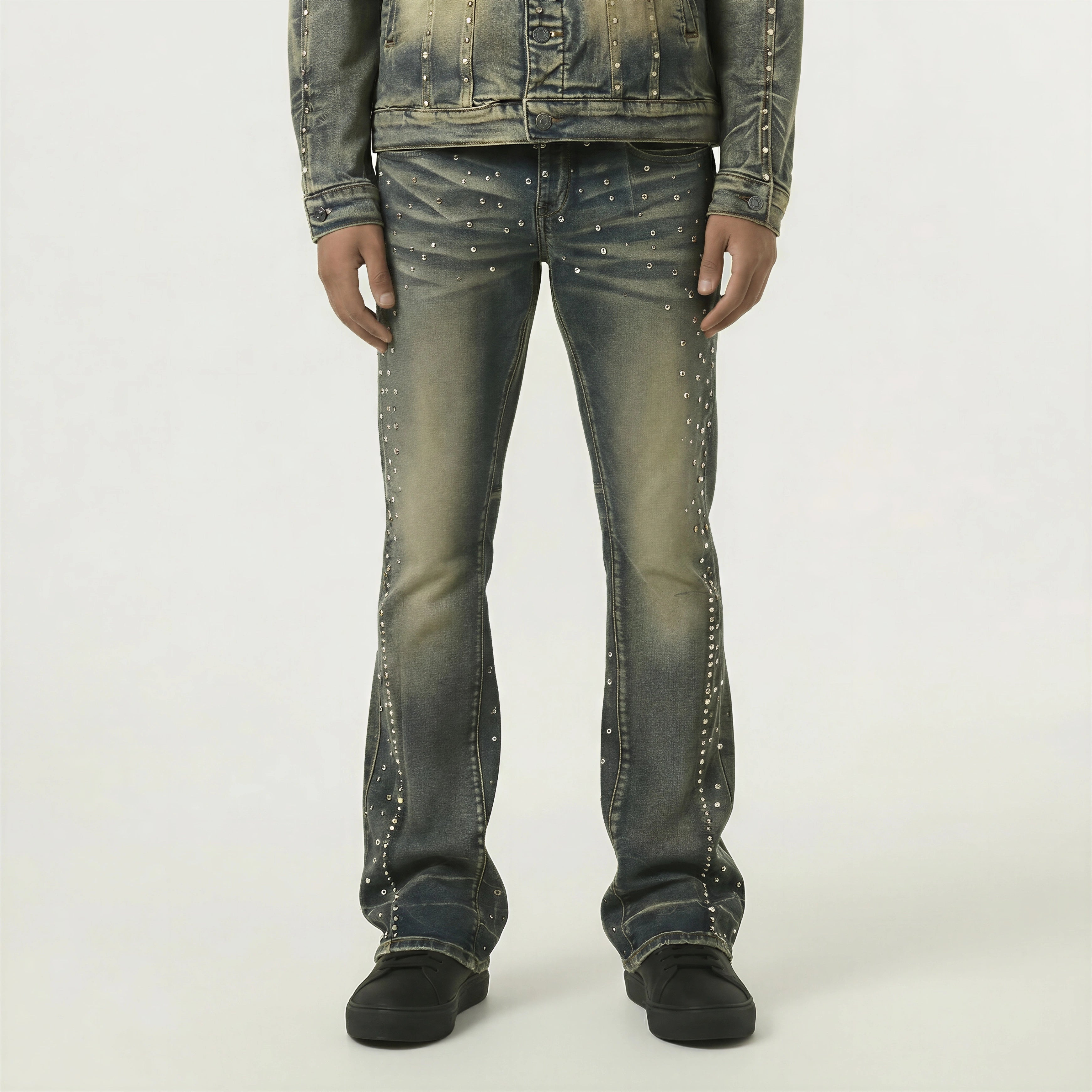 Red Poppy Faded Wash Jeans