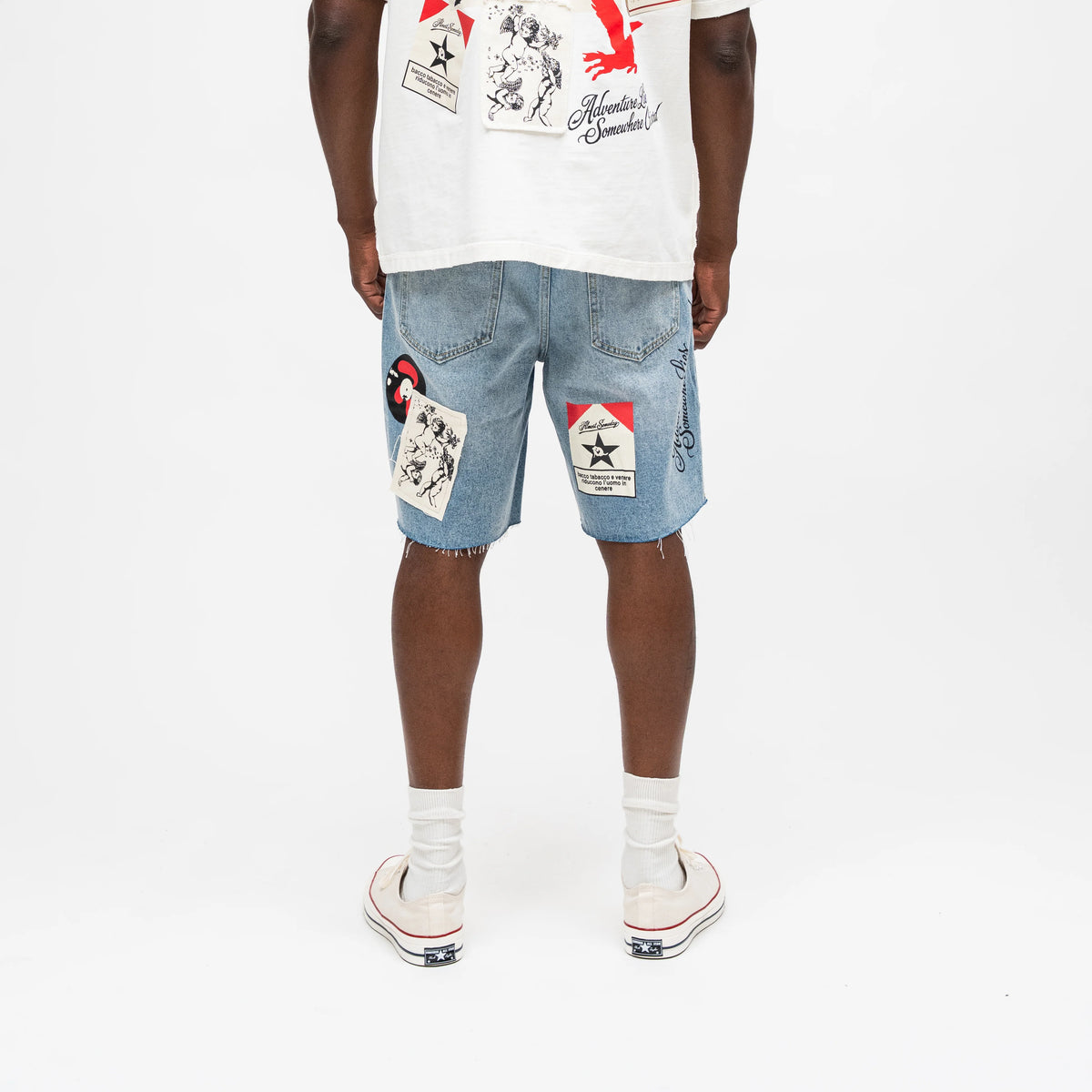 Almost Someday - Welcome Denim Jort - Blue Wash