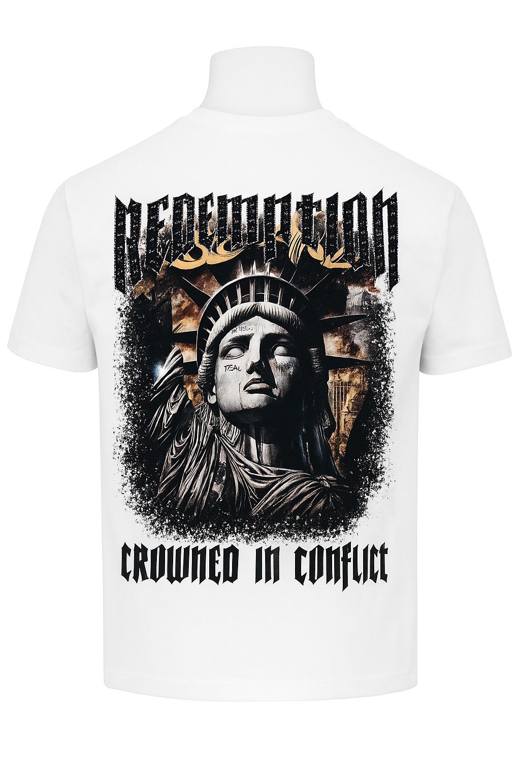 Reelistik Liberty Diamond Statue of Liberty T-Shirt