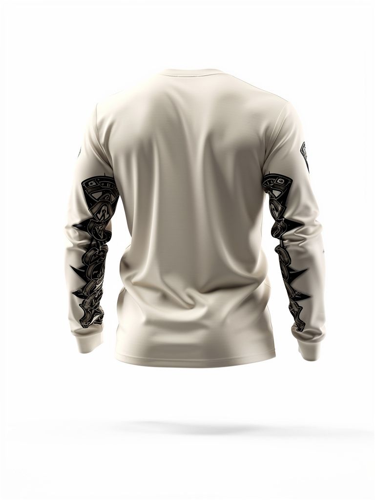 Red Poppy Men's White Sweatshirt