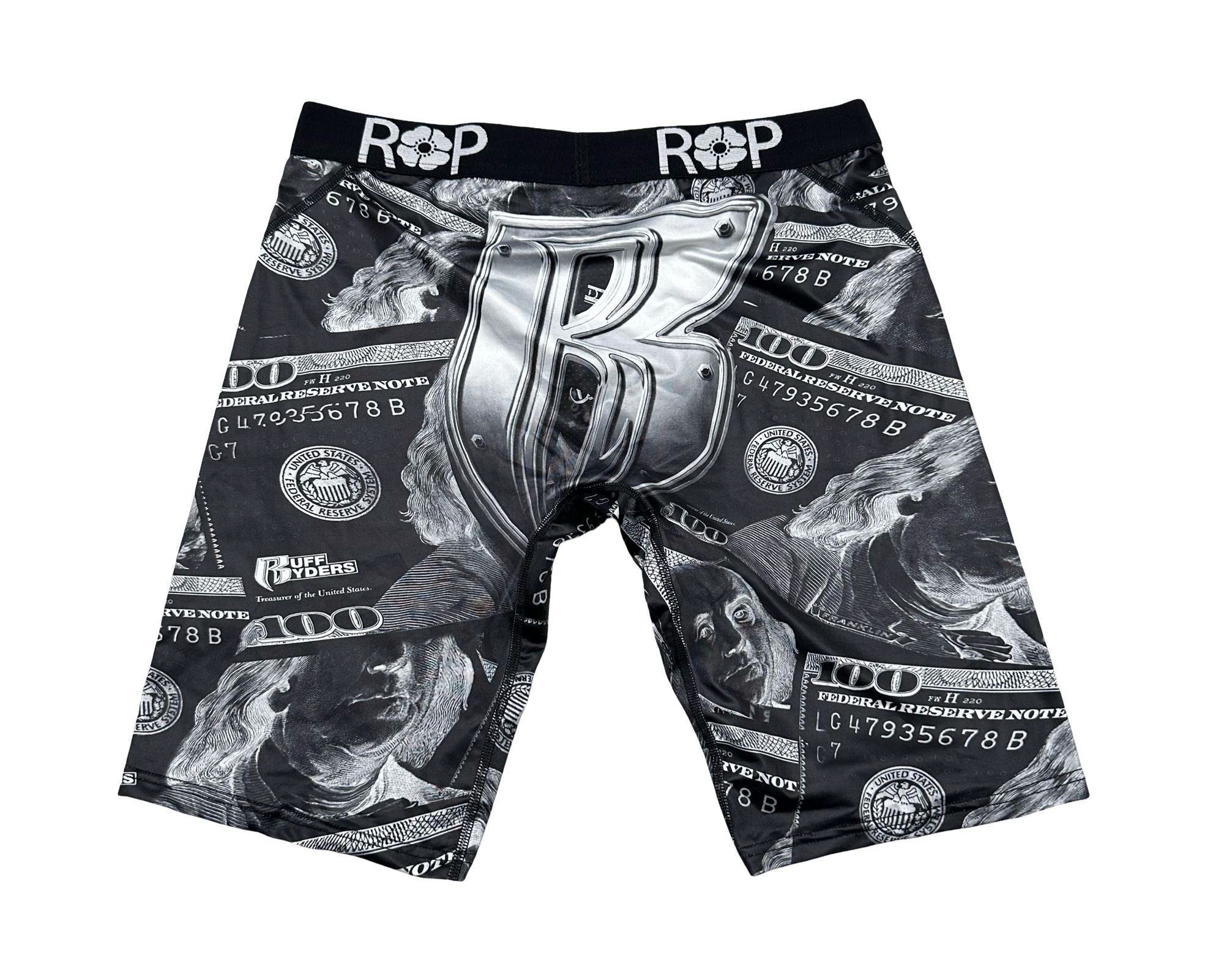 Red Poppy Money Boxer Briefs - Graphic
