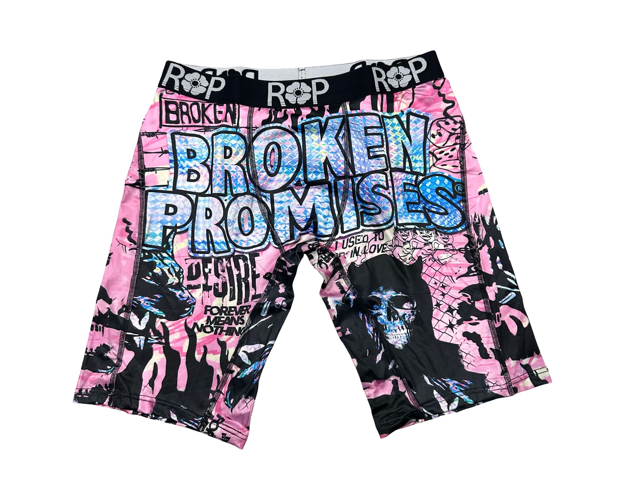 Red Poppy Broken Promises Underwear - Graphic