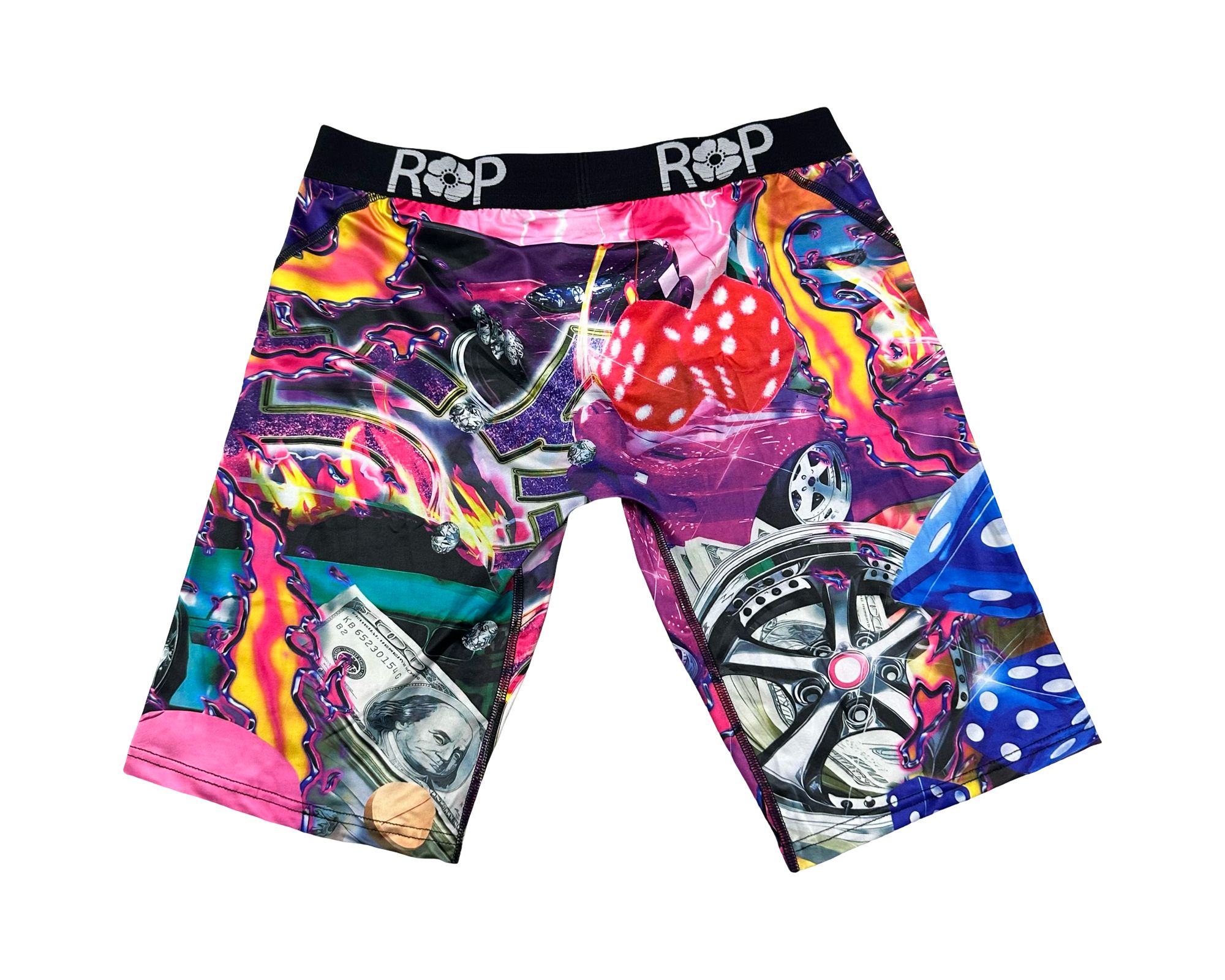 Red Poppy Chaos Underwear - Graphic