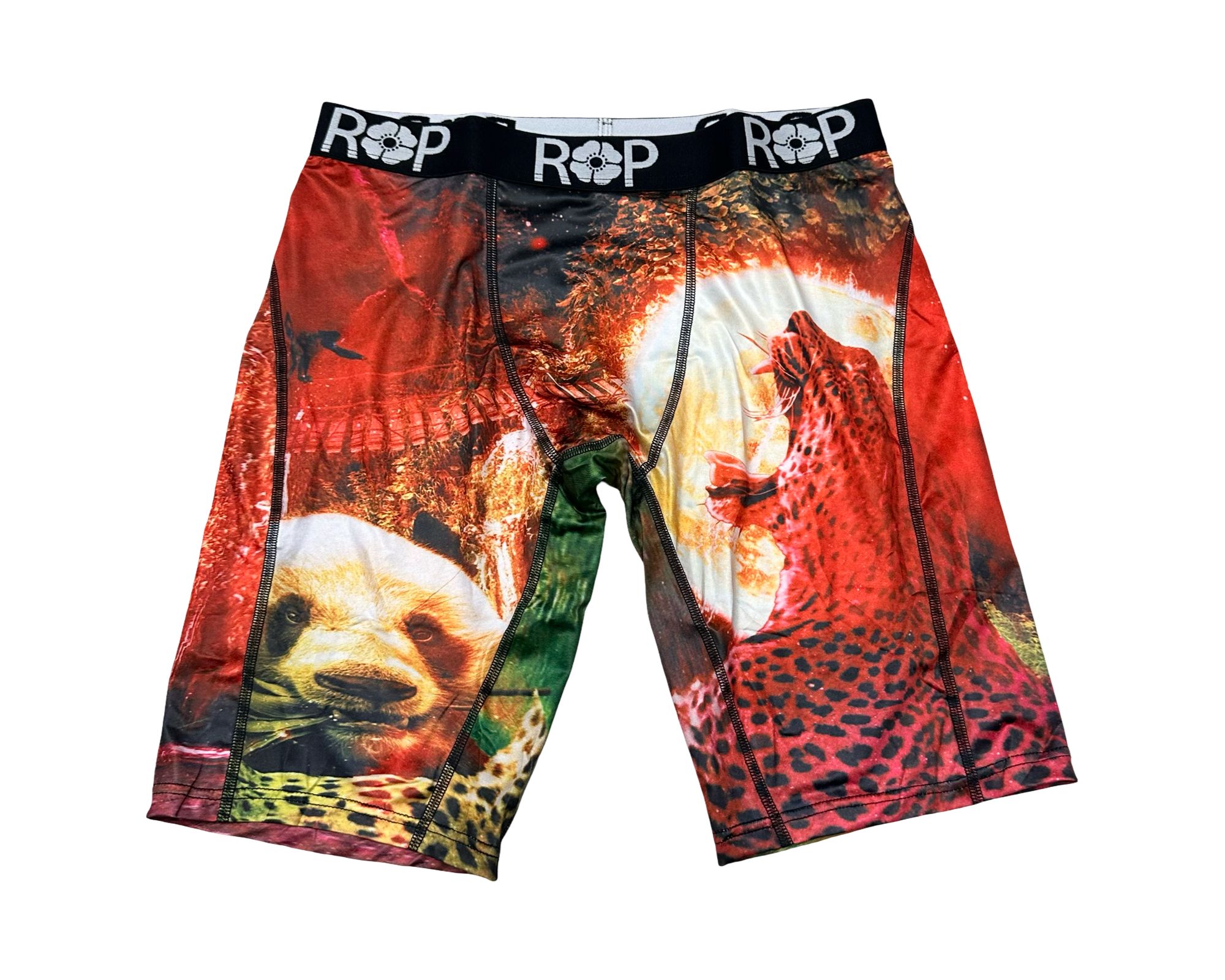 Red Poppy Jungle Underwear - Graphic