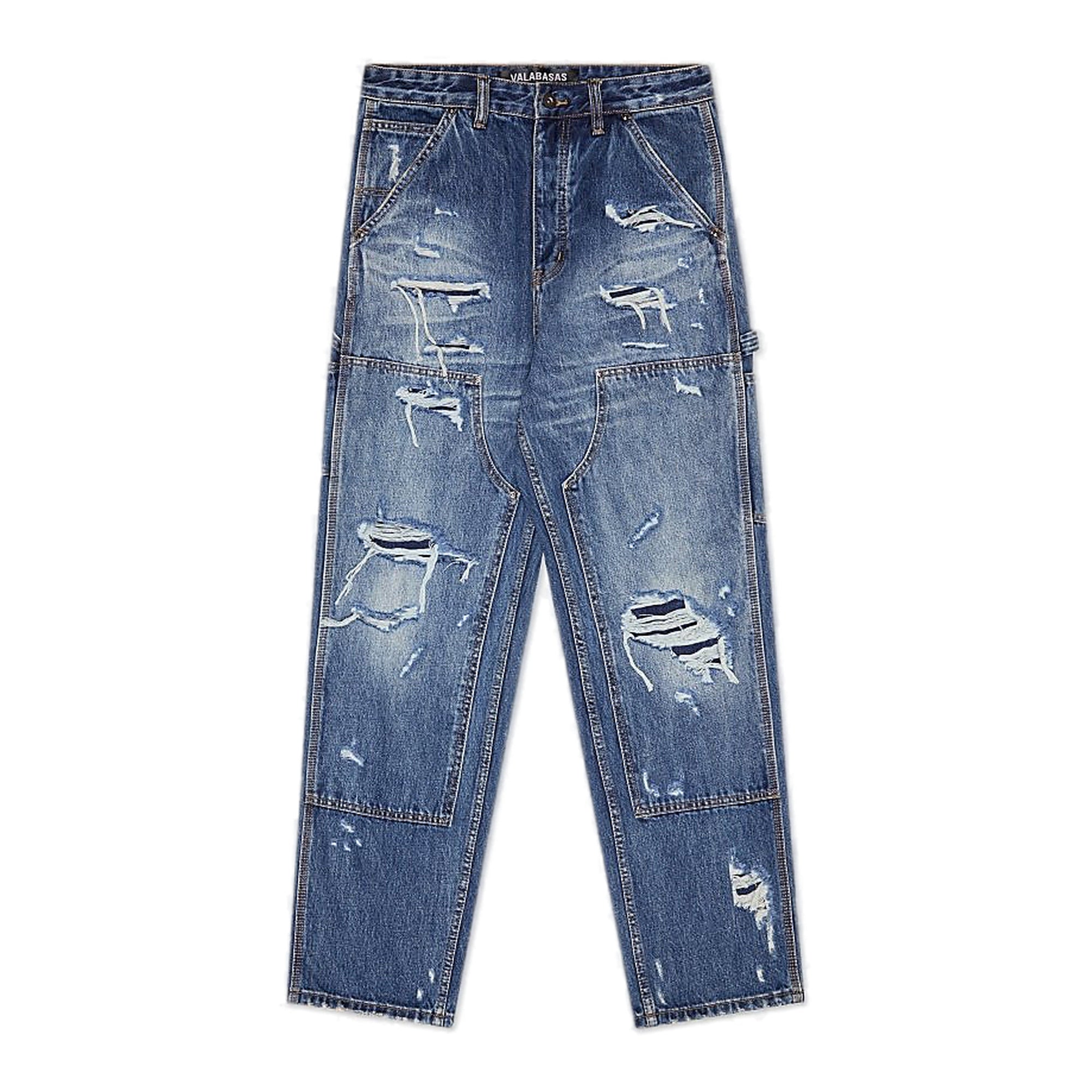 Valabasas Distressed Jeans - Straight Fit