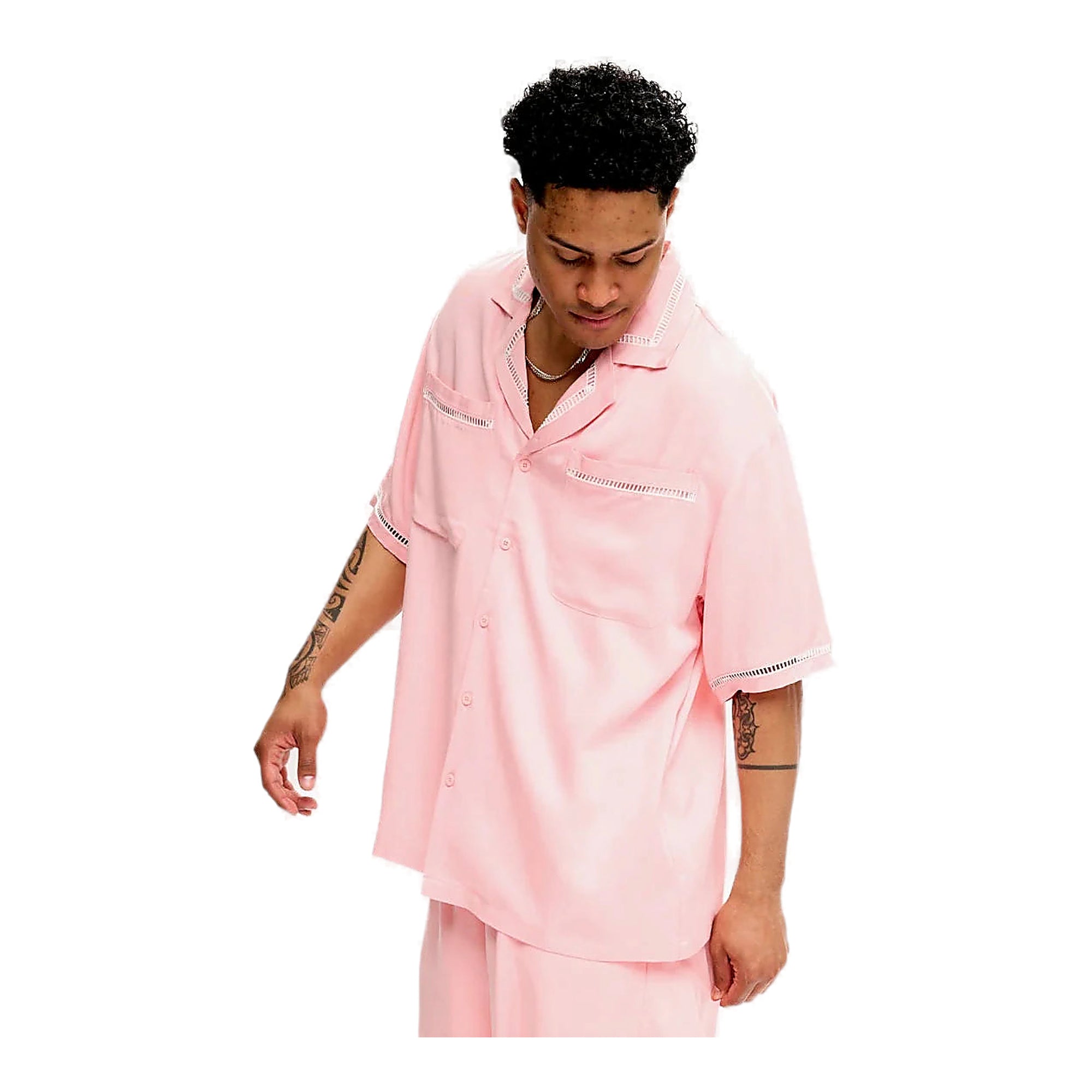 Silnt Chptrs Embroidered Shirt - Boxy Fit