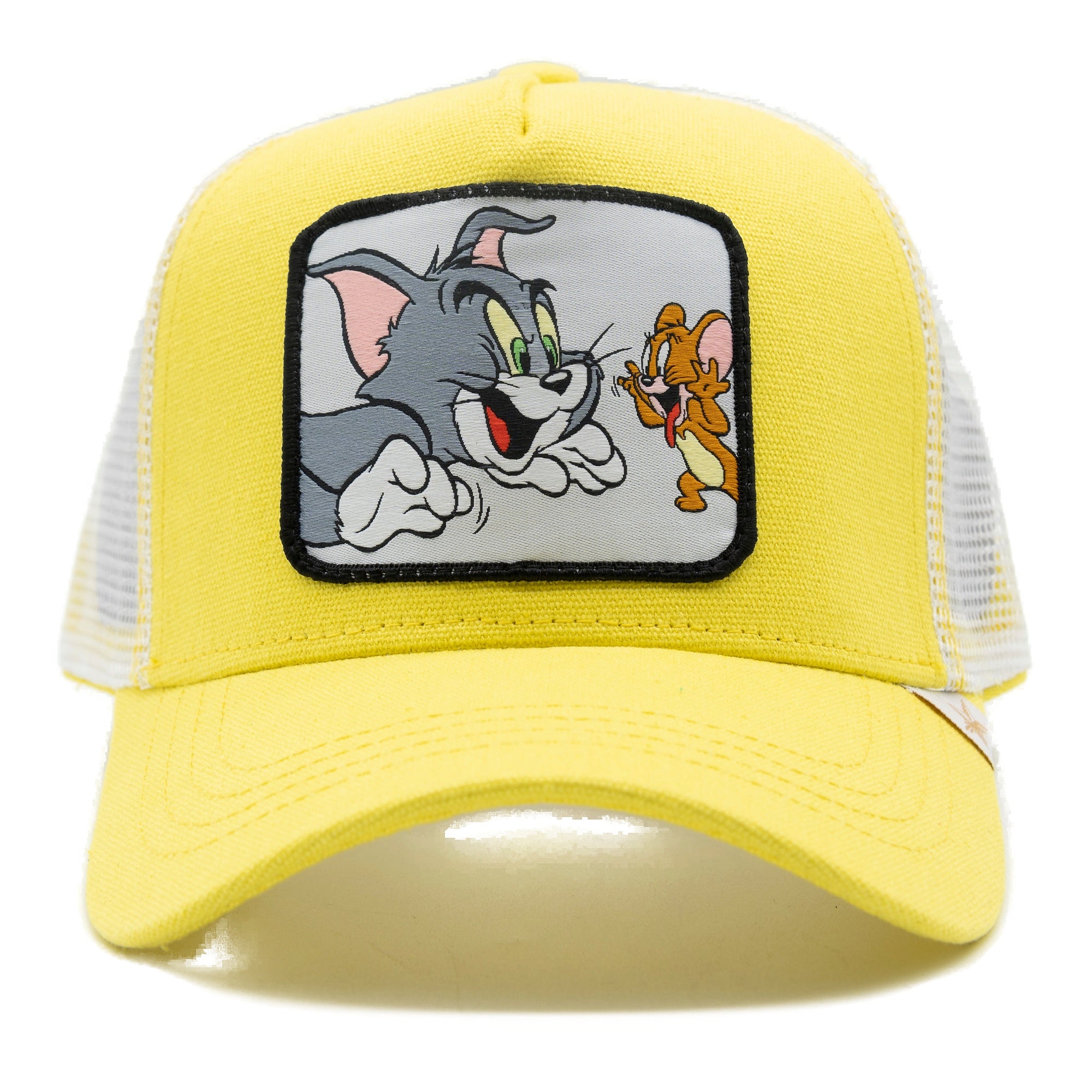 Gold Star Tom and Jerry Trucker Hat - Yellow