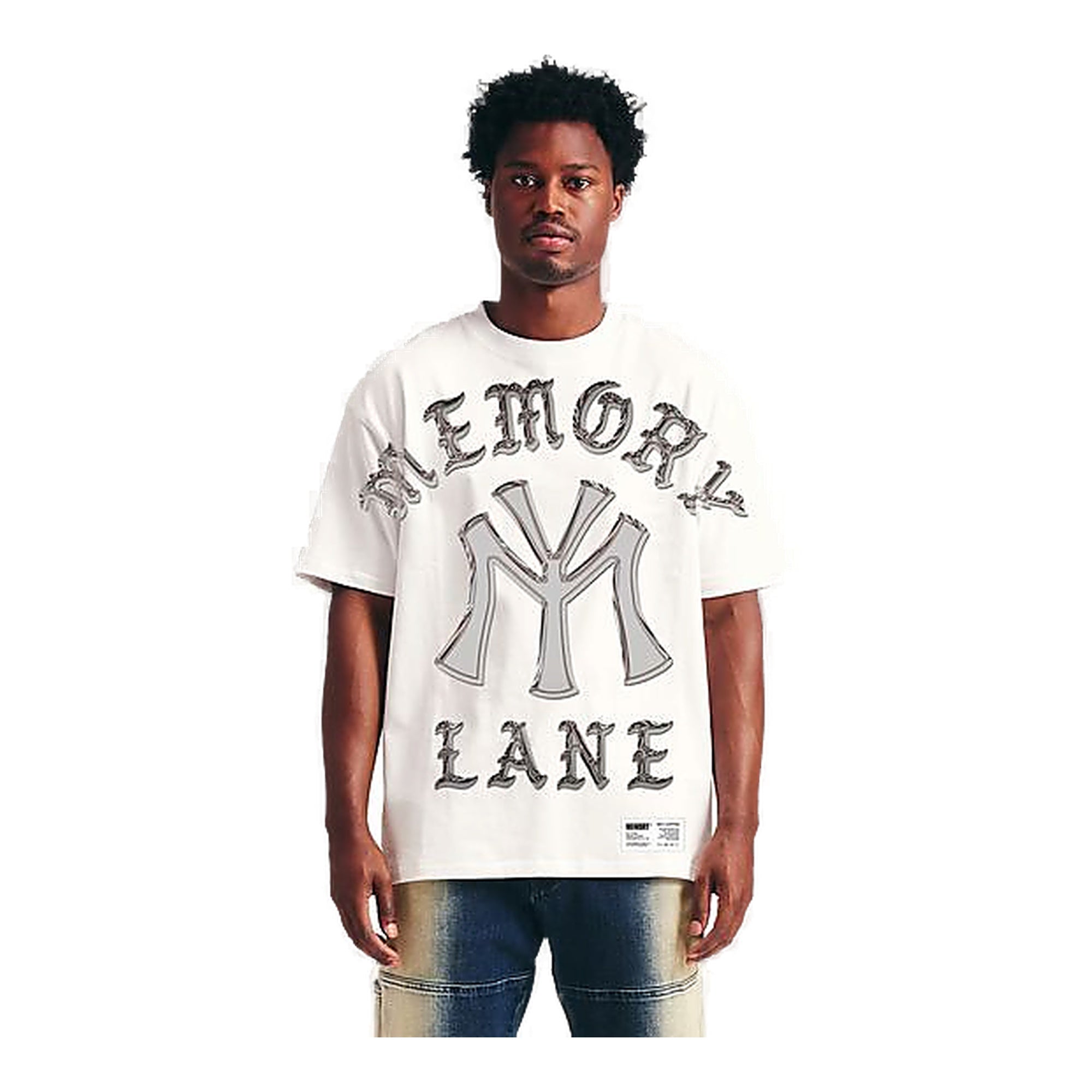 Memory Line Old E Tee Men's T-Shirt - White