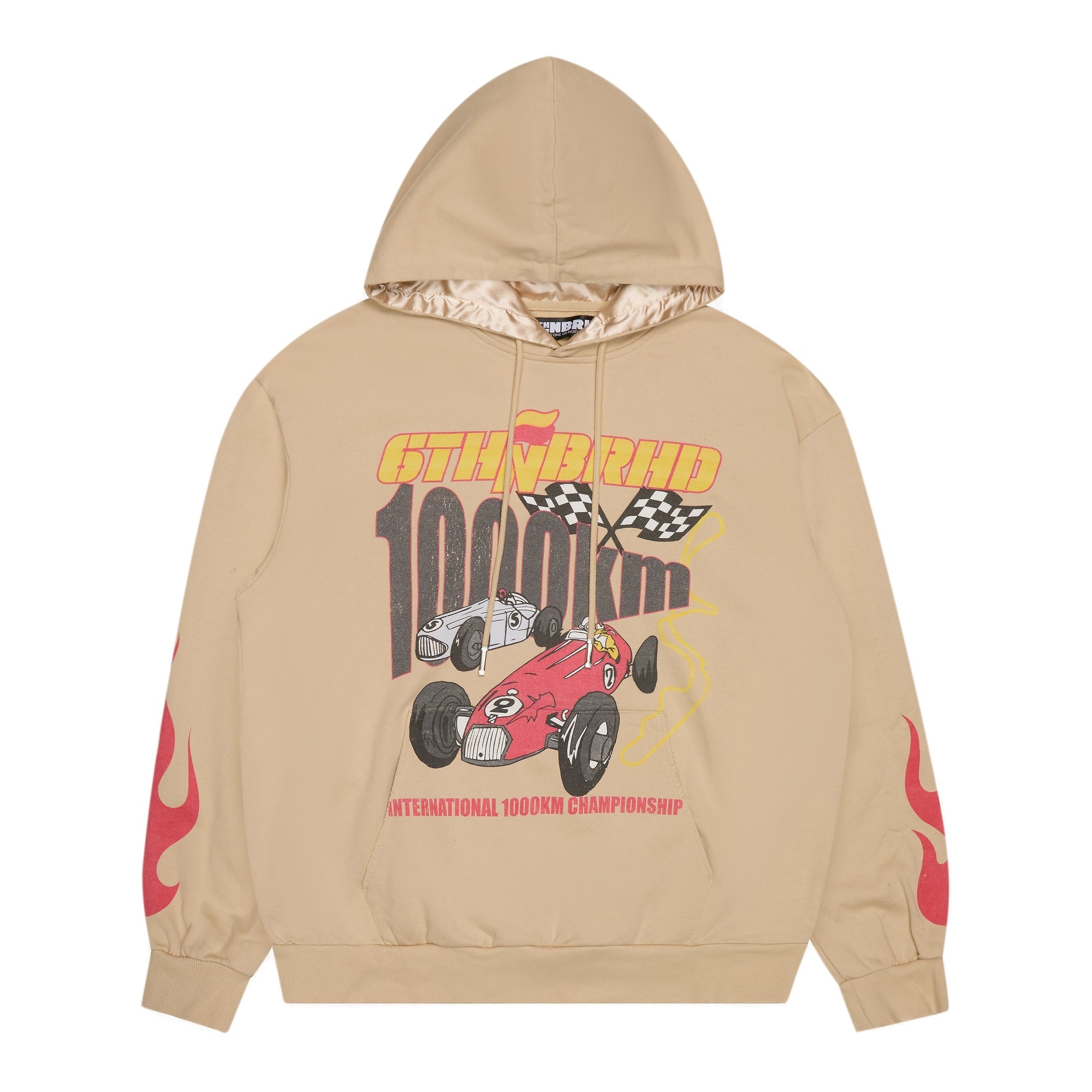 6Th Nbrhd First Place Men's Hoodie - Beige