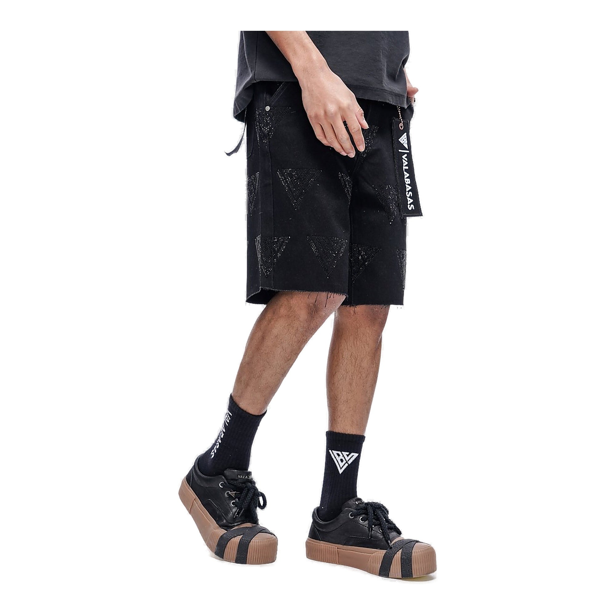 Valabasas Logo Shorts - Raw Hem