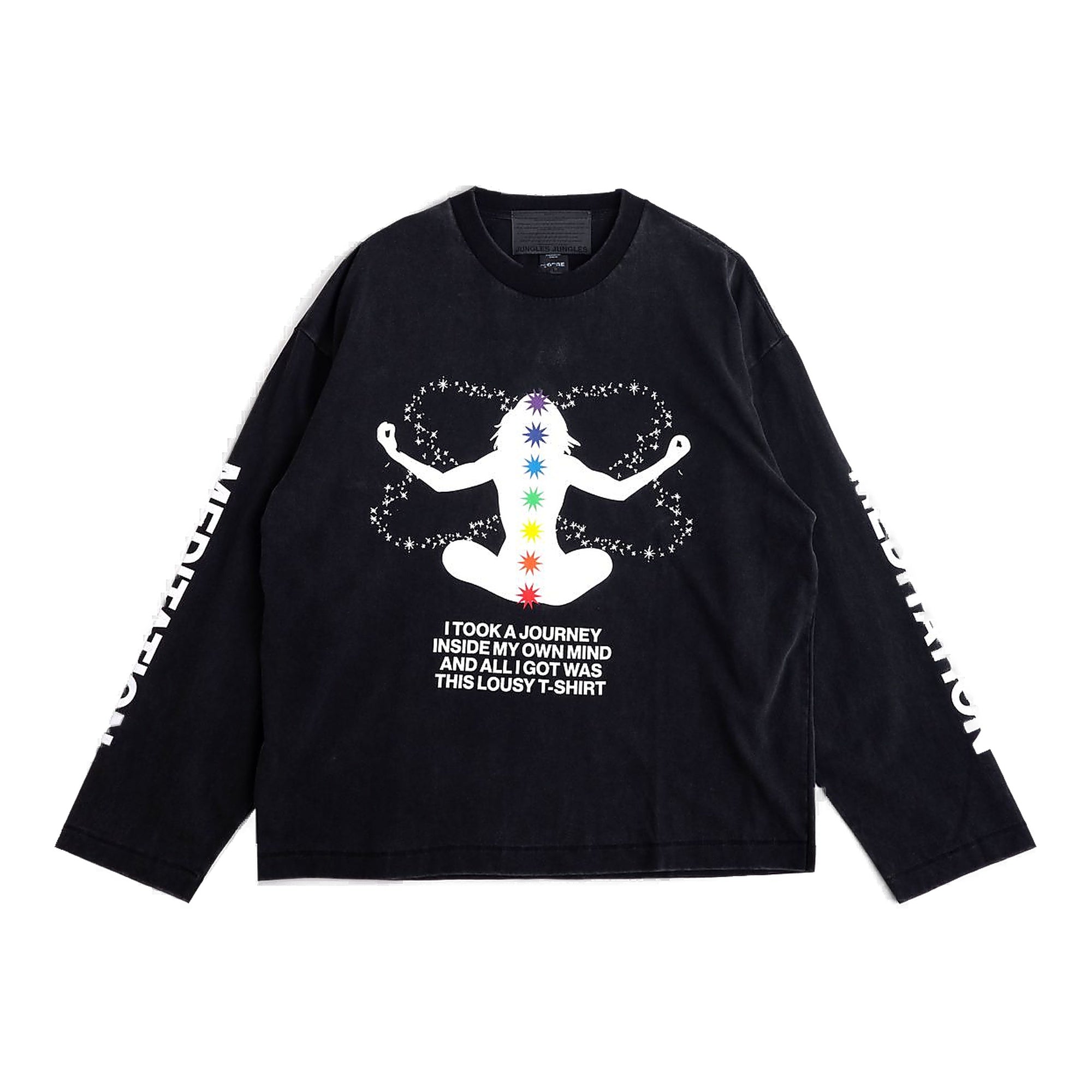 Jungle "Meditation" Black T-Shirt