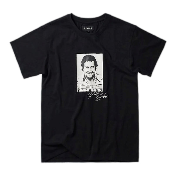 Reason Brand Mugshot T-Shirt - Heavyweight Black