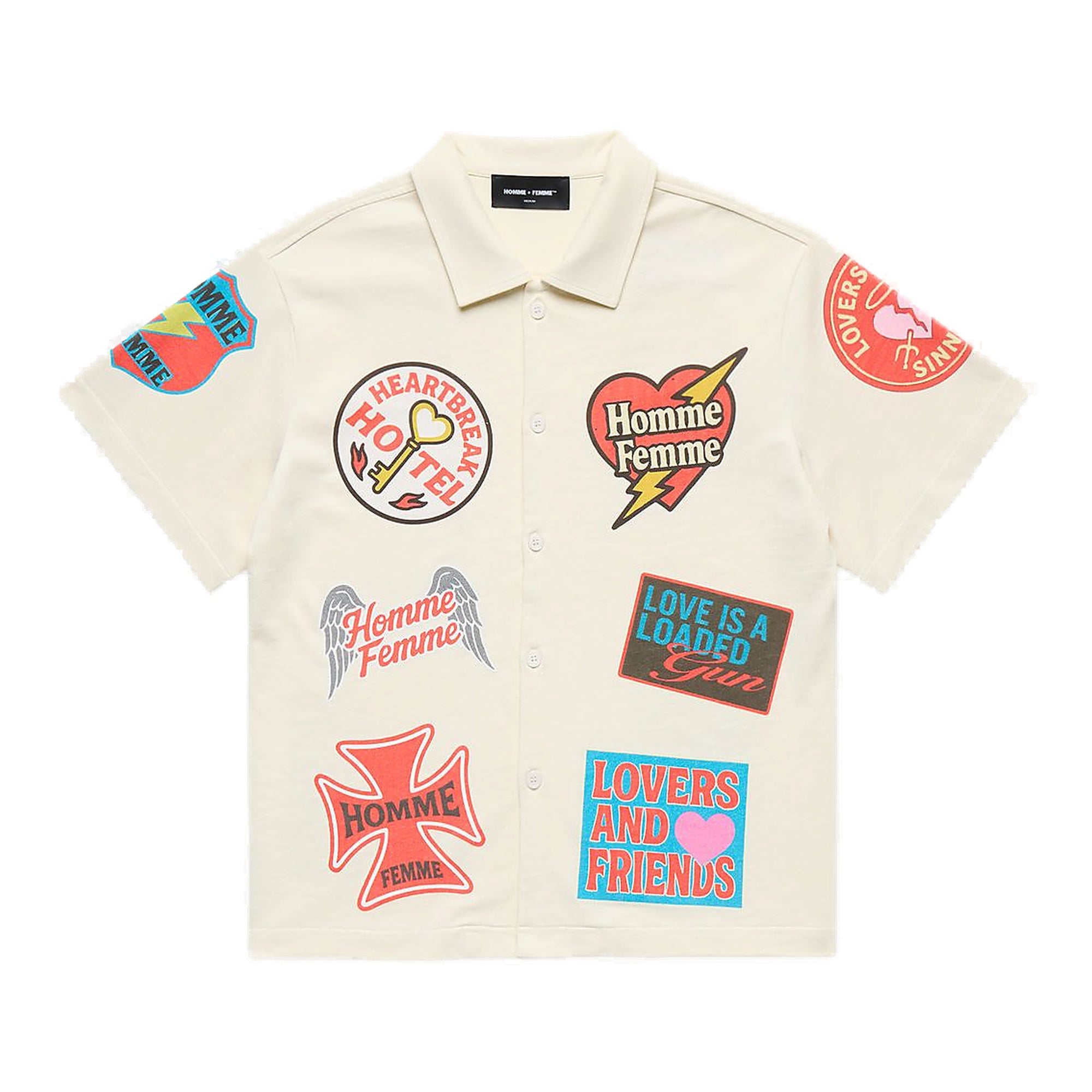 Homme+Femme Heartbreak Shirt - Embroidered