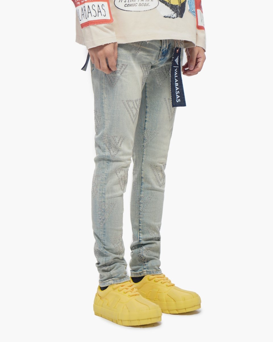 Aevorin Vintage Wash Skinny Jeans - Valabasas