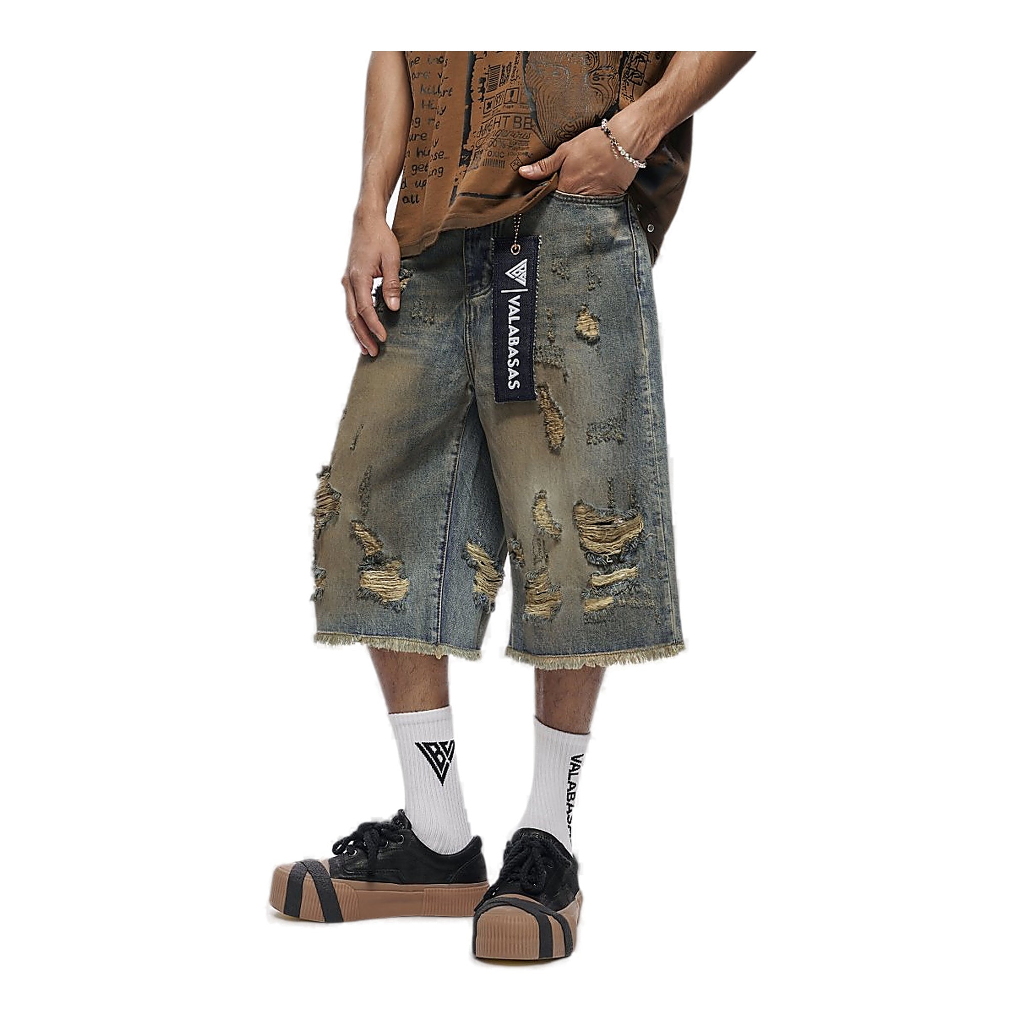 Valabasas Vintage Shorts - Distressed