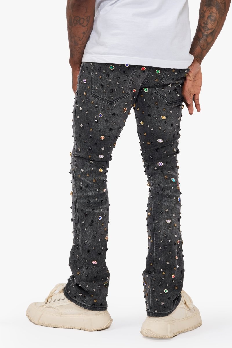 Alguero Black Grey Stacked - Valabasas