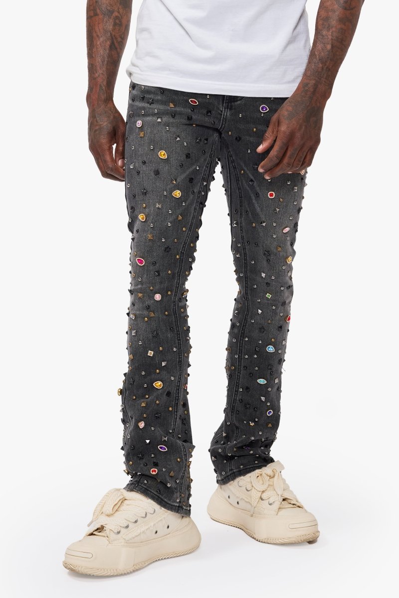 Alguero Black Grey Stacked - Valabasas