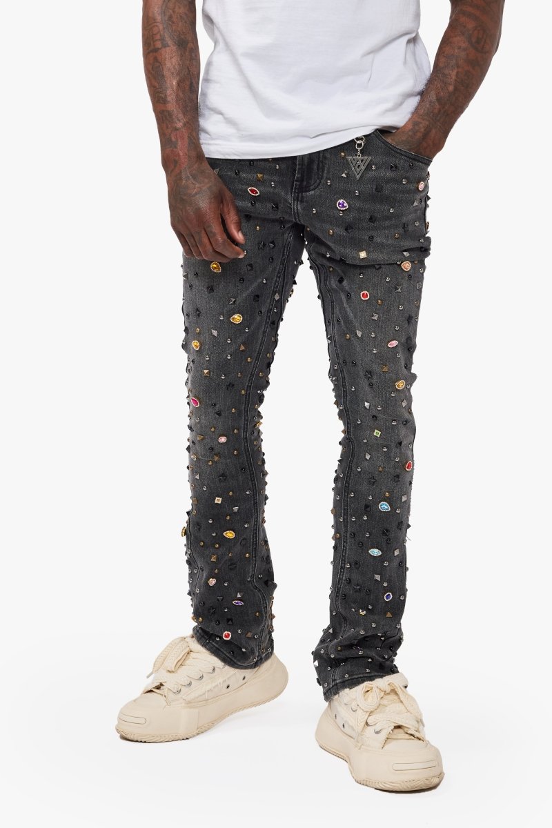 Alguero Black Grey Stacked - Valabasas