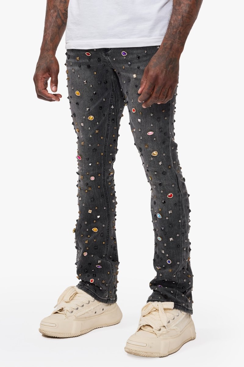 Alguero Black Grey Stacked - Valabasas