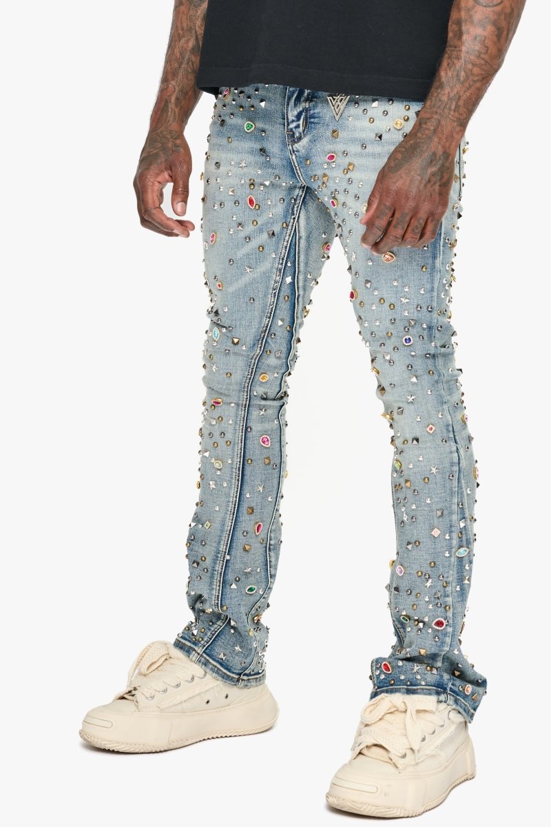 Alguero Blue Washed Stacked - Valabasas