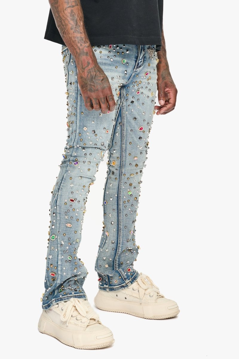 Alguero Blue Washed Stacked - Valabasas