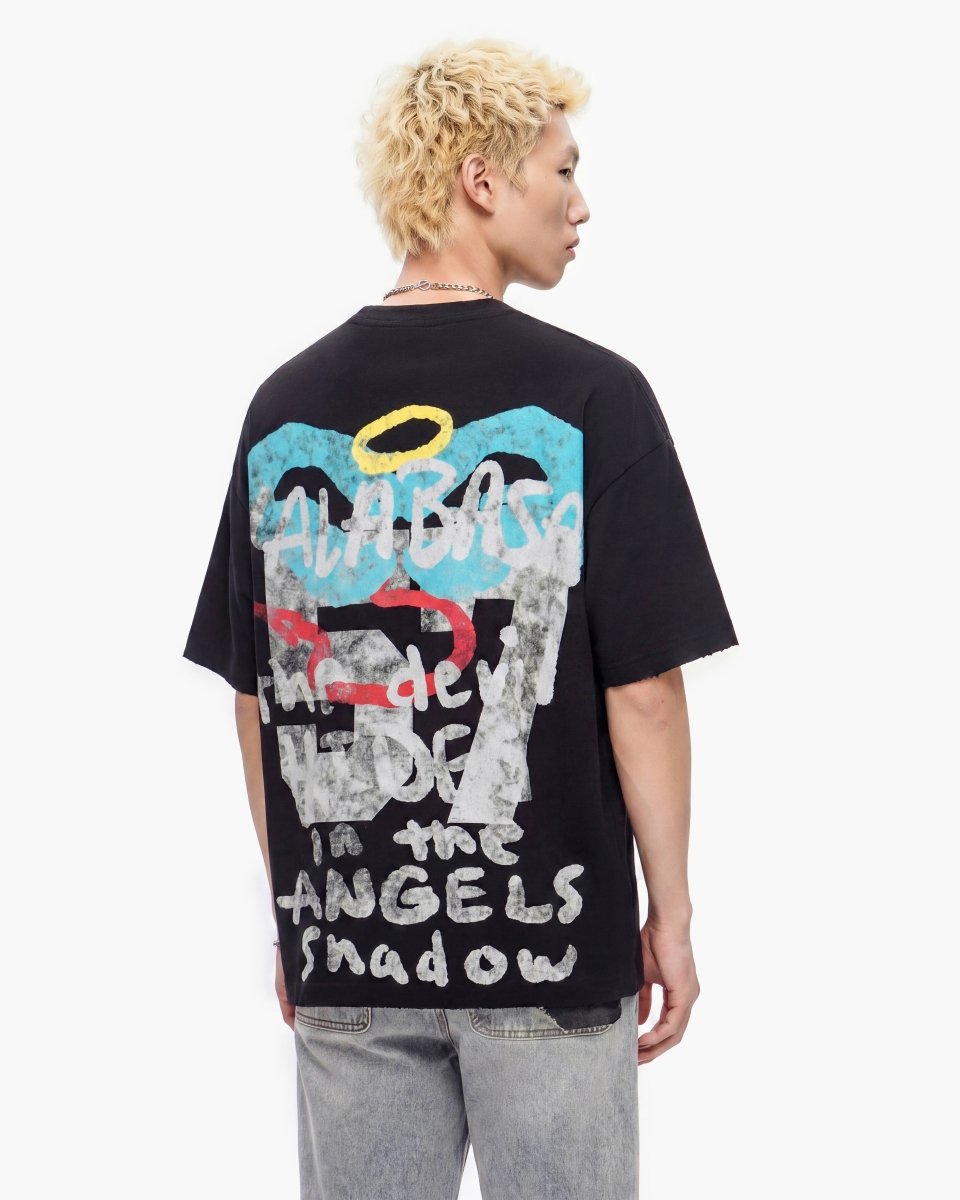 Angel Tee Black - Valabasas