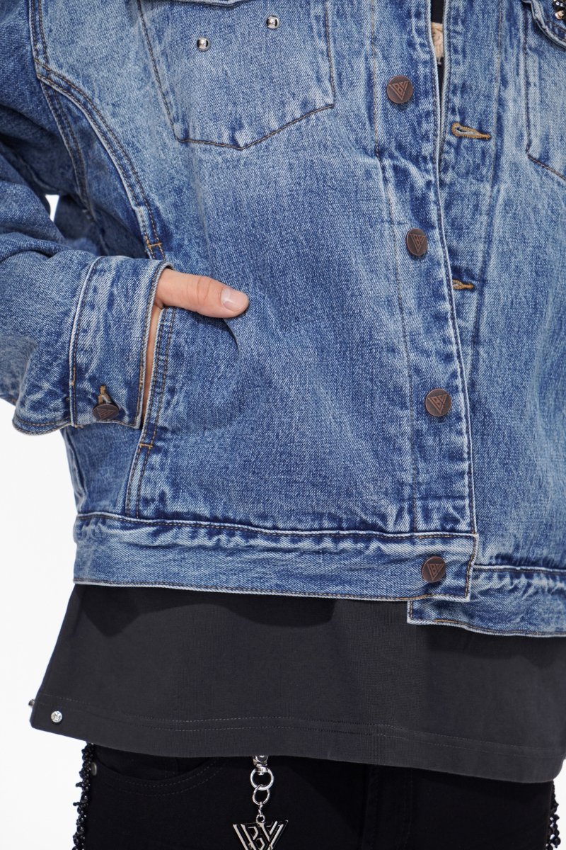 Appearance Jacket Blue Washed - Valabasas