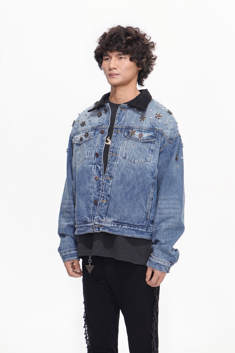 Appearance Jacket Blue Washed - Valabasas