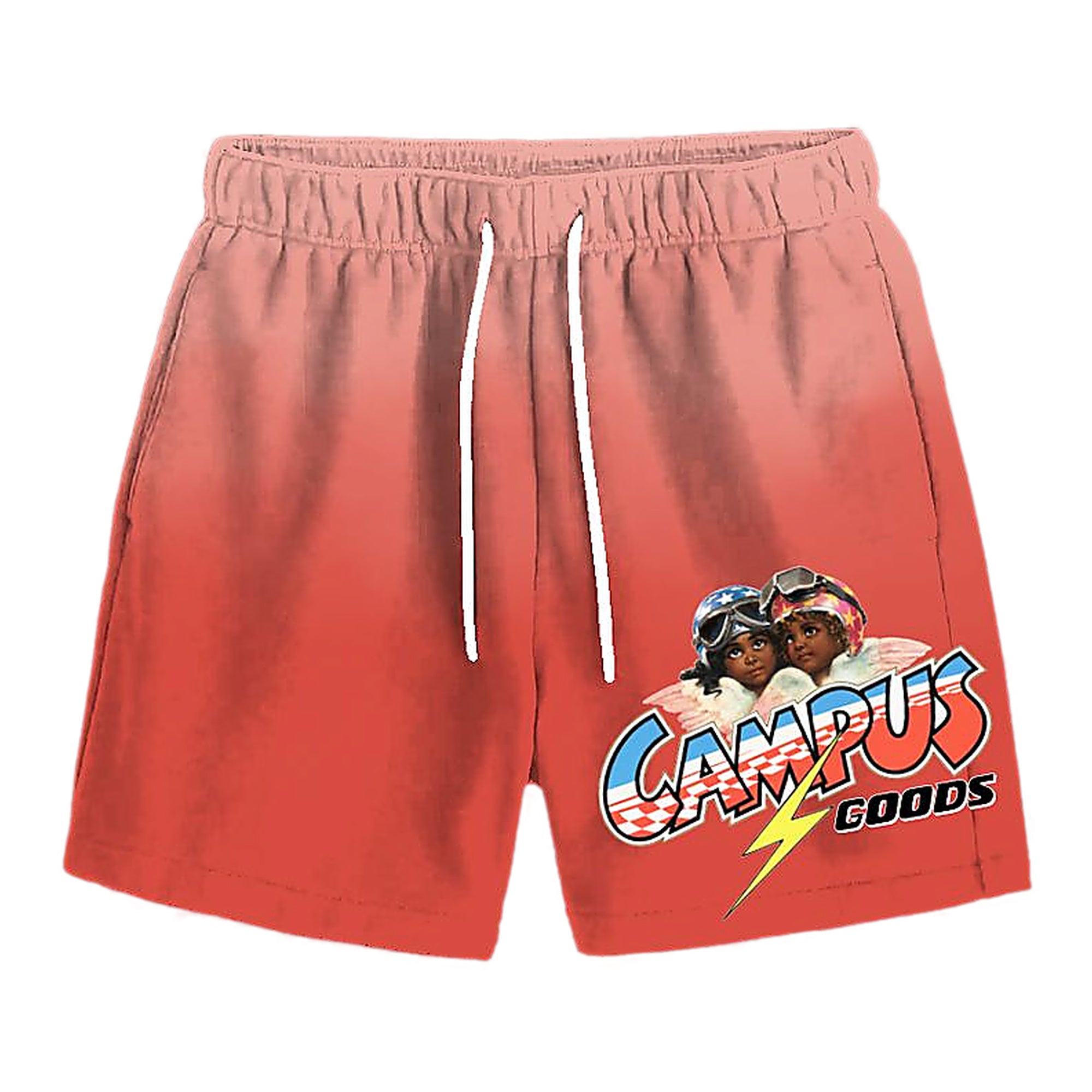 Campus Retro Graphic Shorts - Terry Fadered