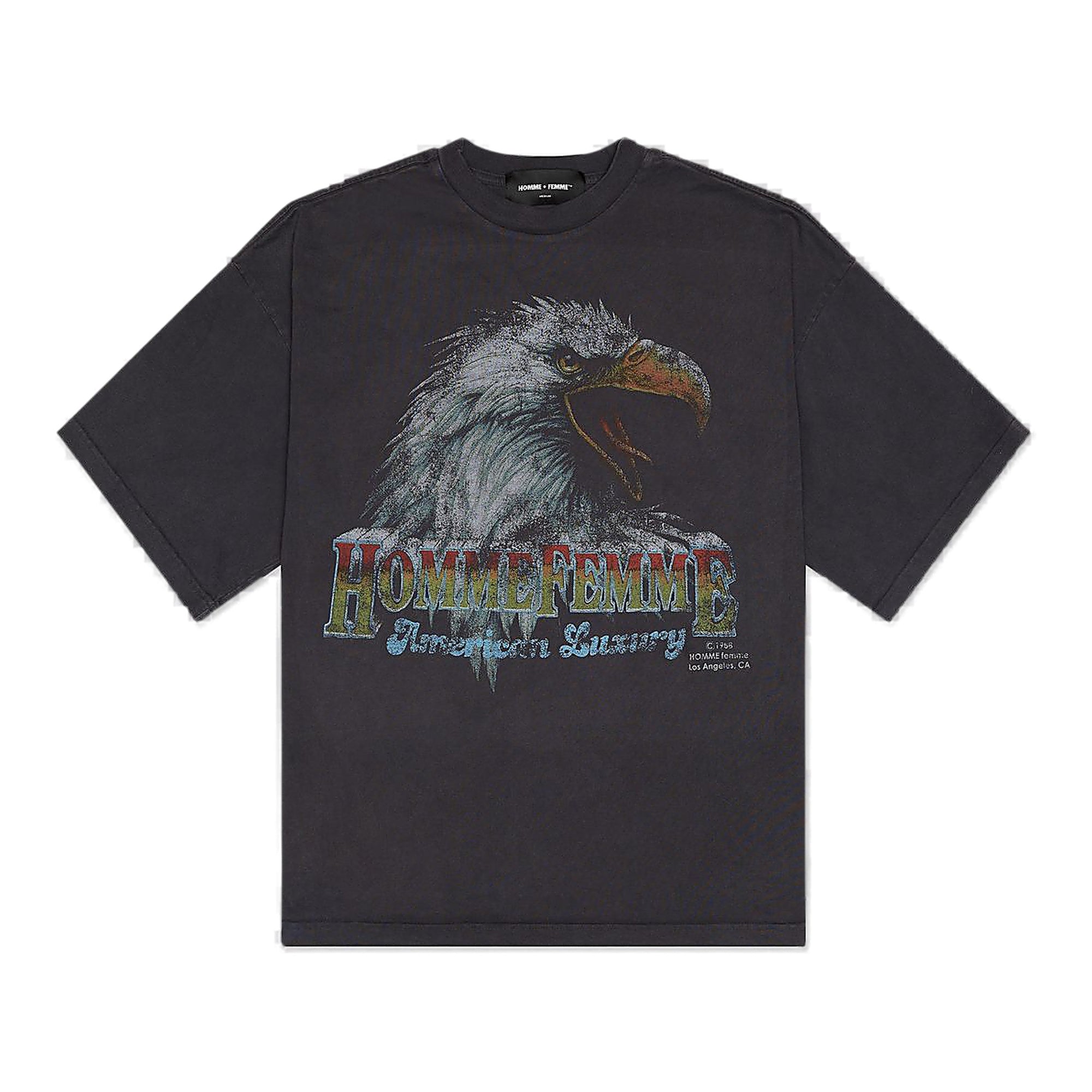 Homme+Femme Eagle T-Shirt - Distressed Graphic