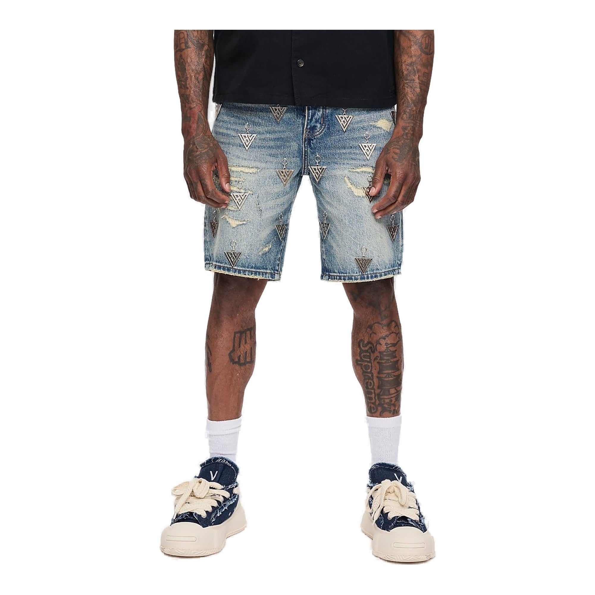 Valabasas Ascension Men's Denim Shorts - Light Blue Wash