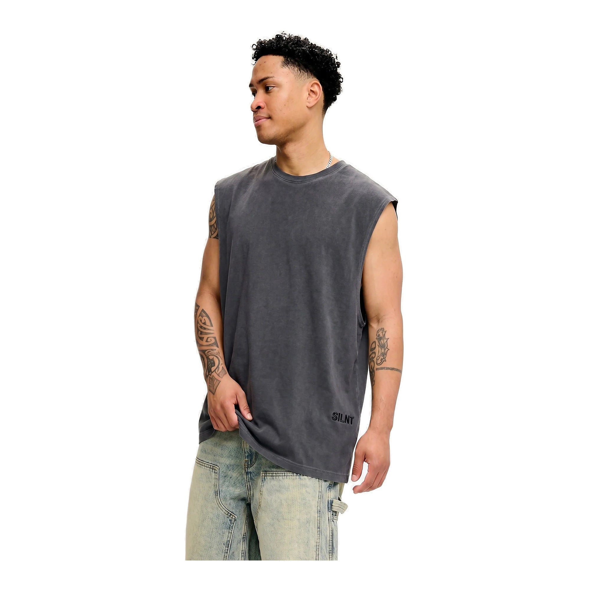 Silnt Chptrs Detached T-Shirt - Oversized