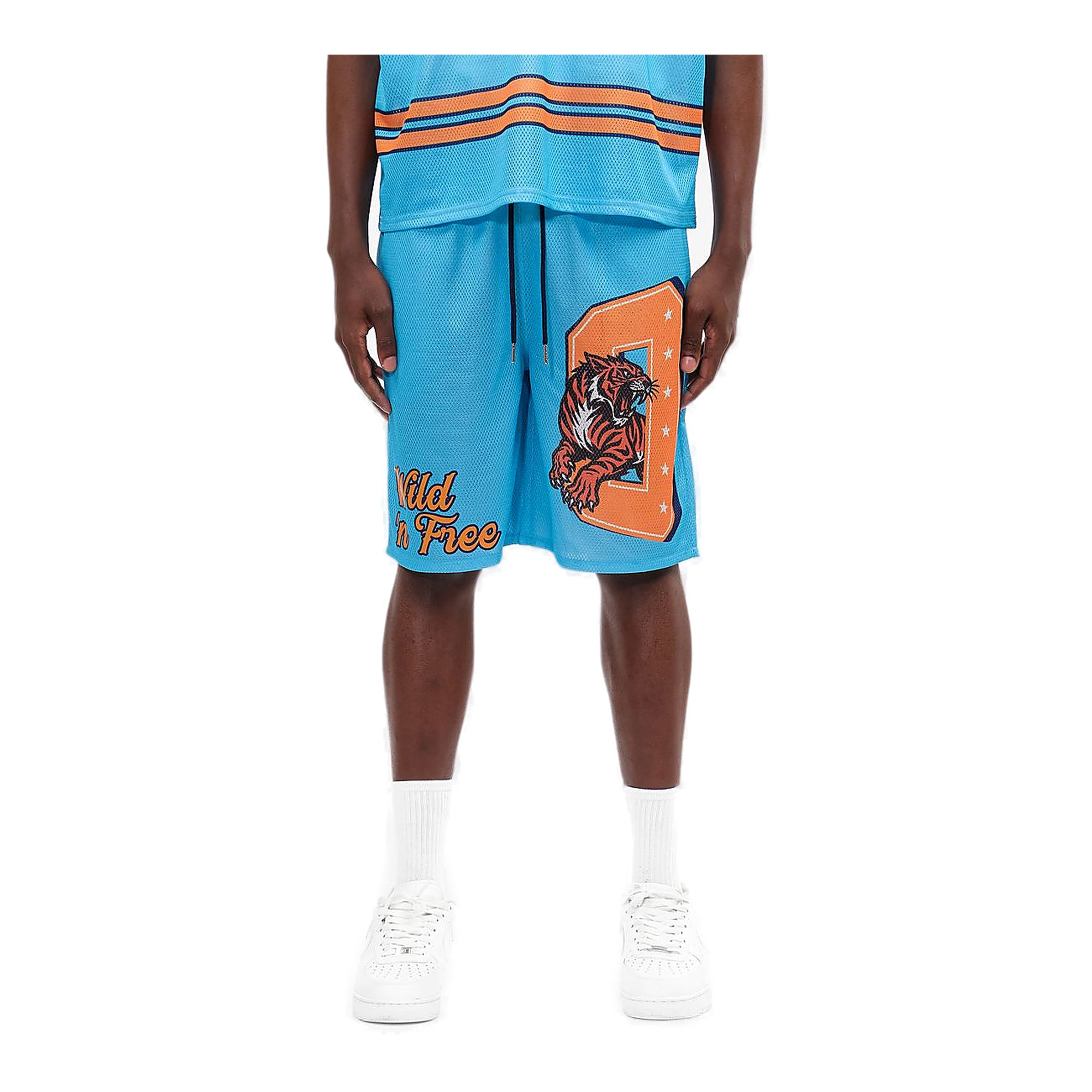 Copper Rivet Tiger Shorts - Graphic