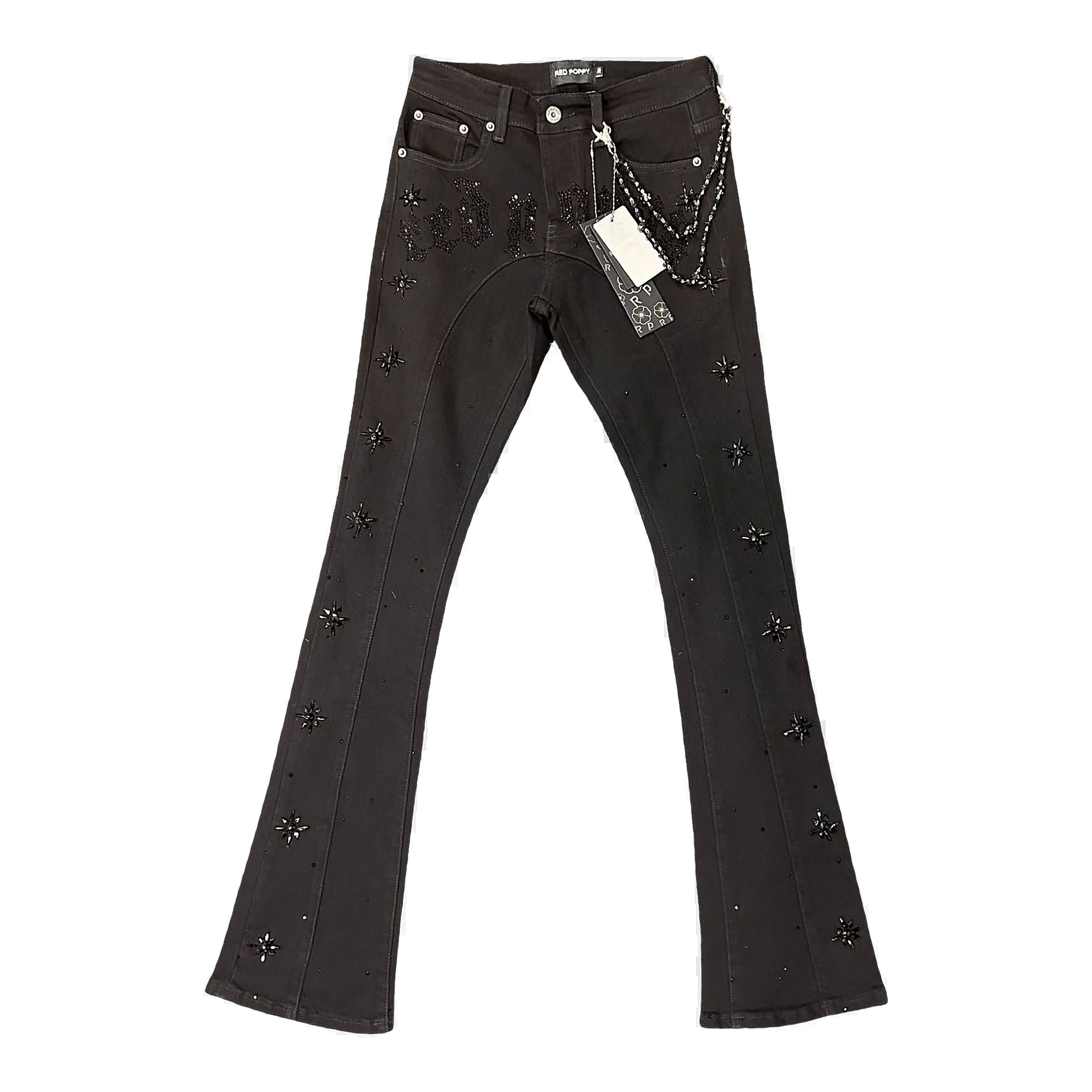 Red Poppy Women's Black Jeans