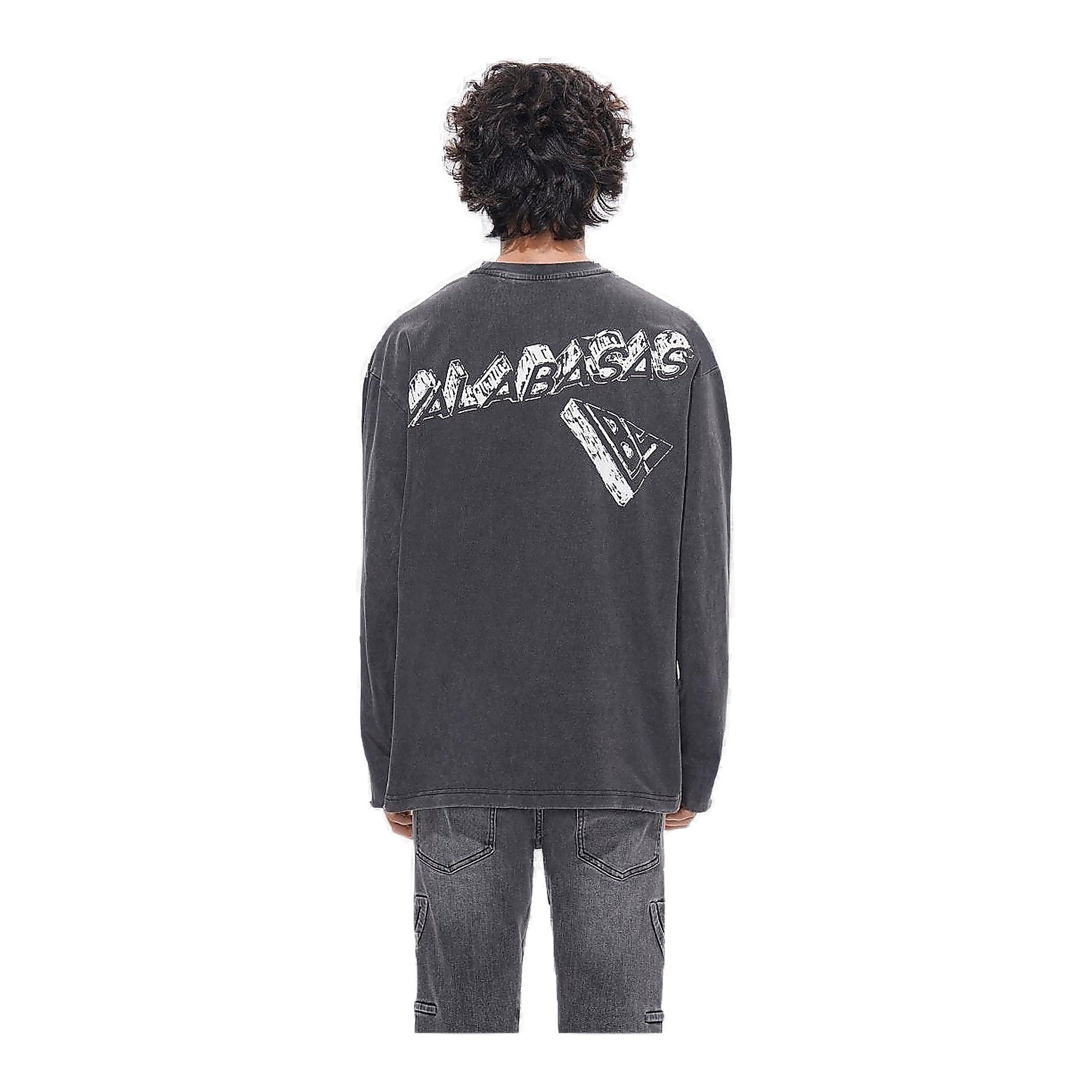 Valabasas Piece T-Shirt - Exposed Seams Sunfaded Black
