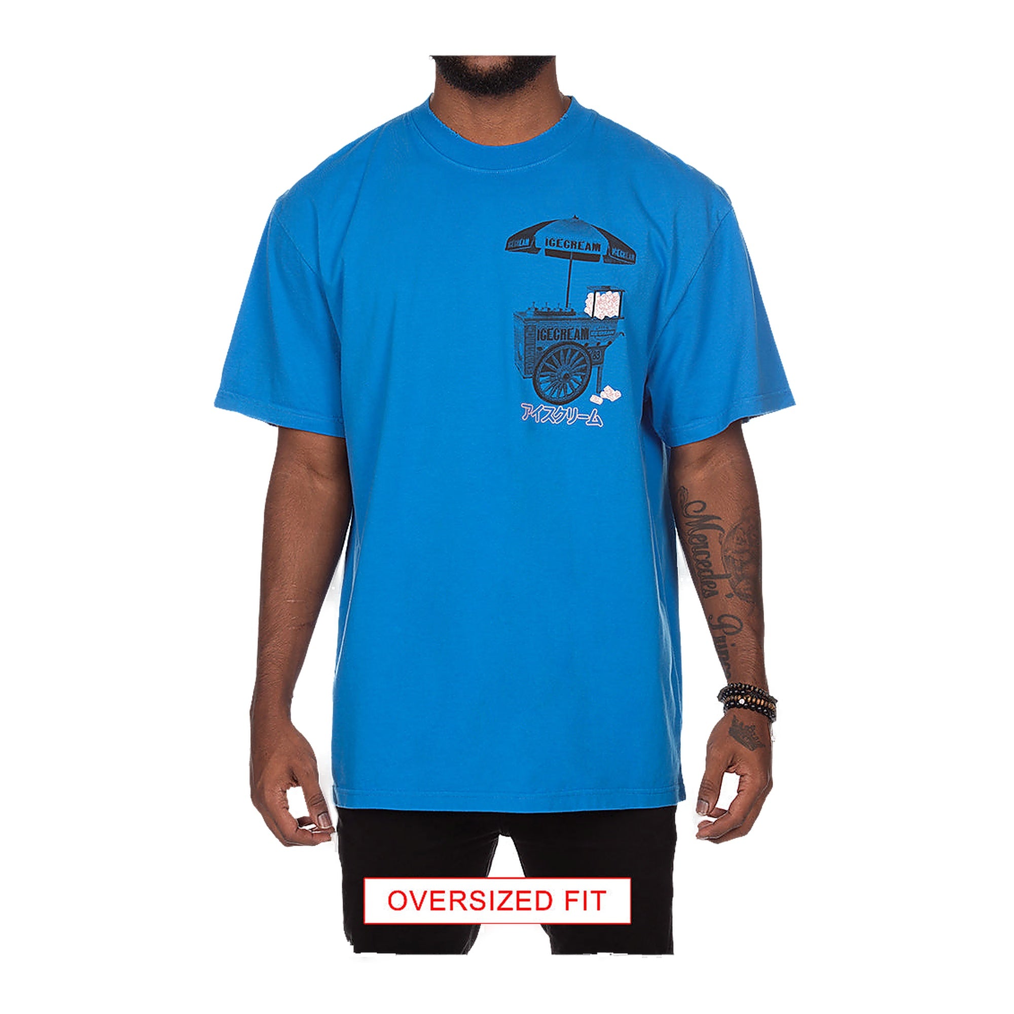 Ice Cream The Cart Men's T-Shirt - Oversized Fit
