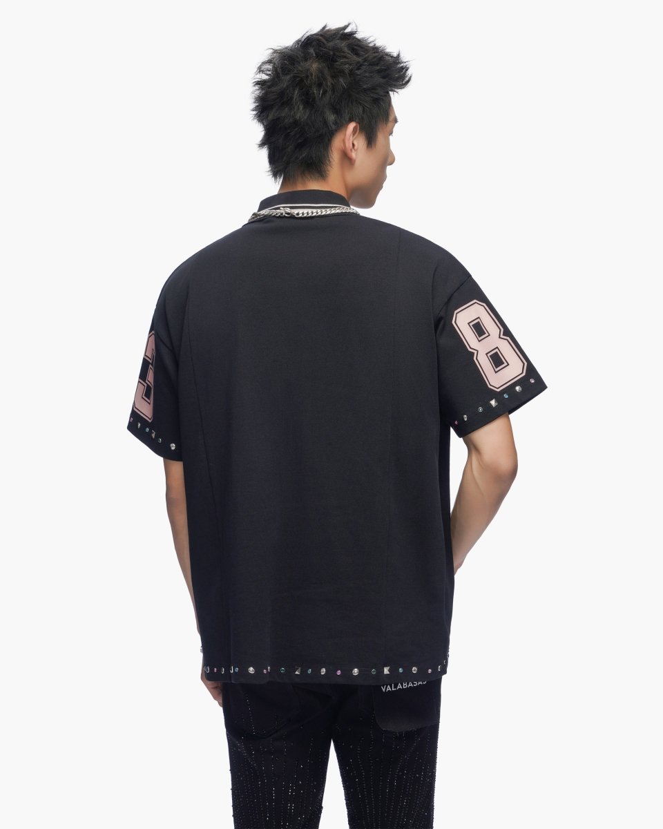 Back In 83' Black Polo Shirt - Valabasas