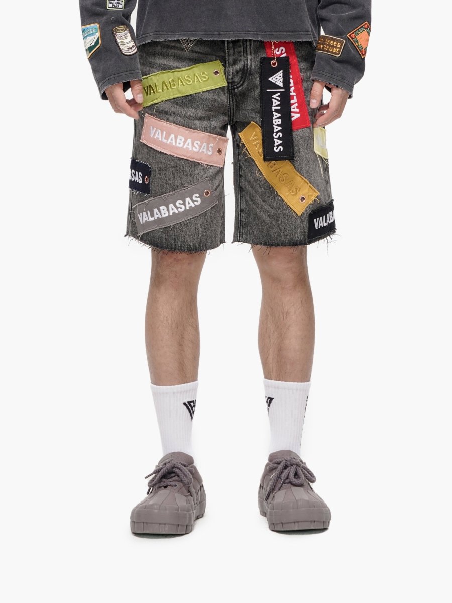Banner Jorts Grey Wash - Valabasas
