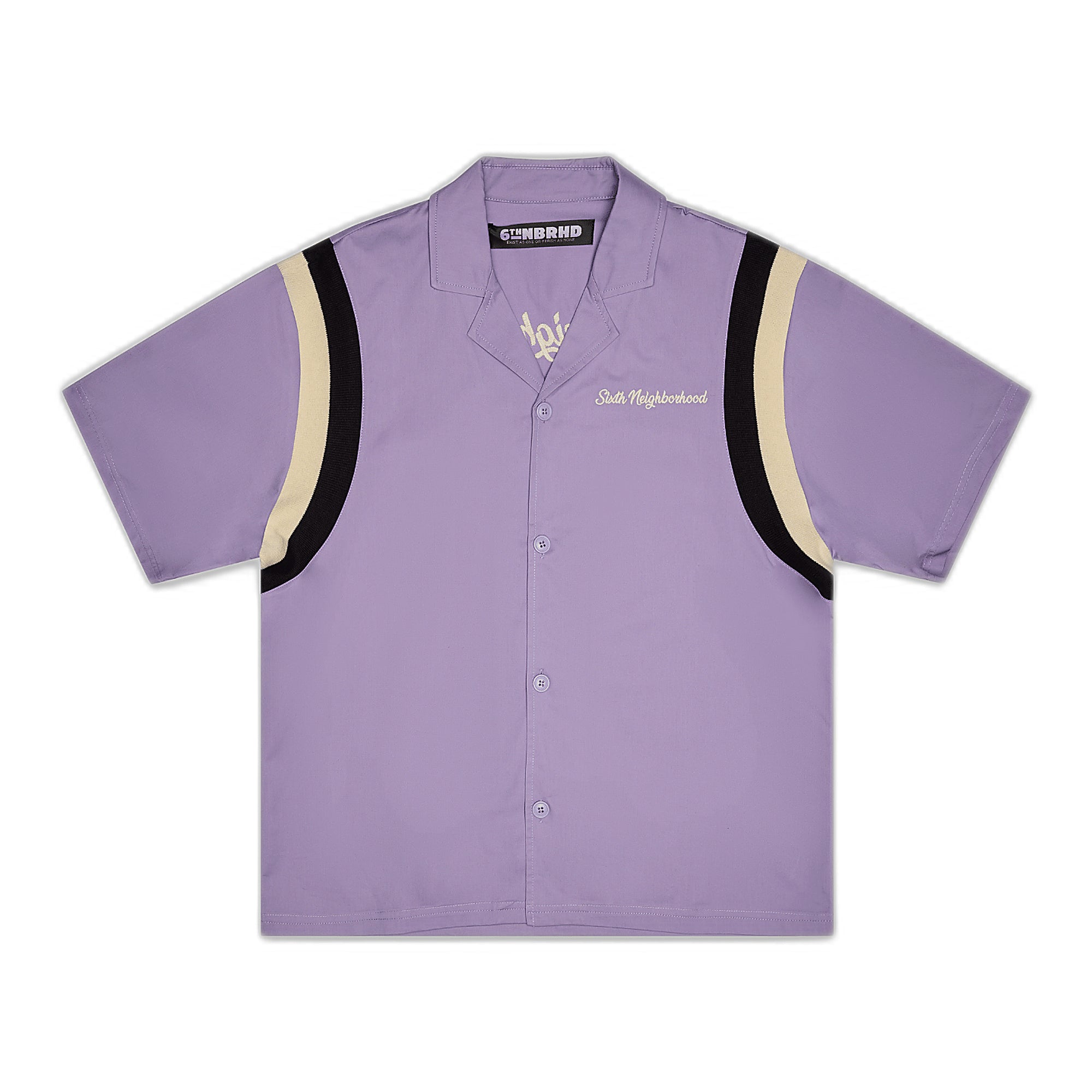 6Th Nbrhd Shoulder Stripe Shirt - Boxy Fit