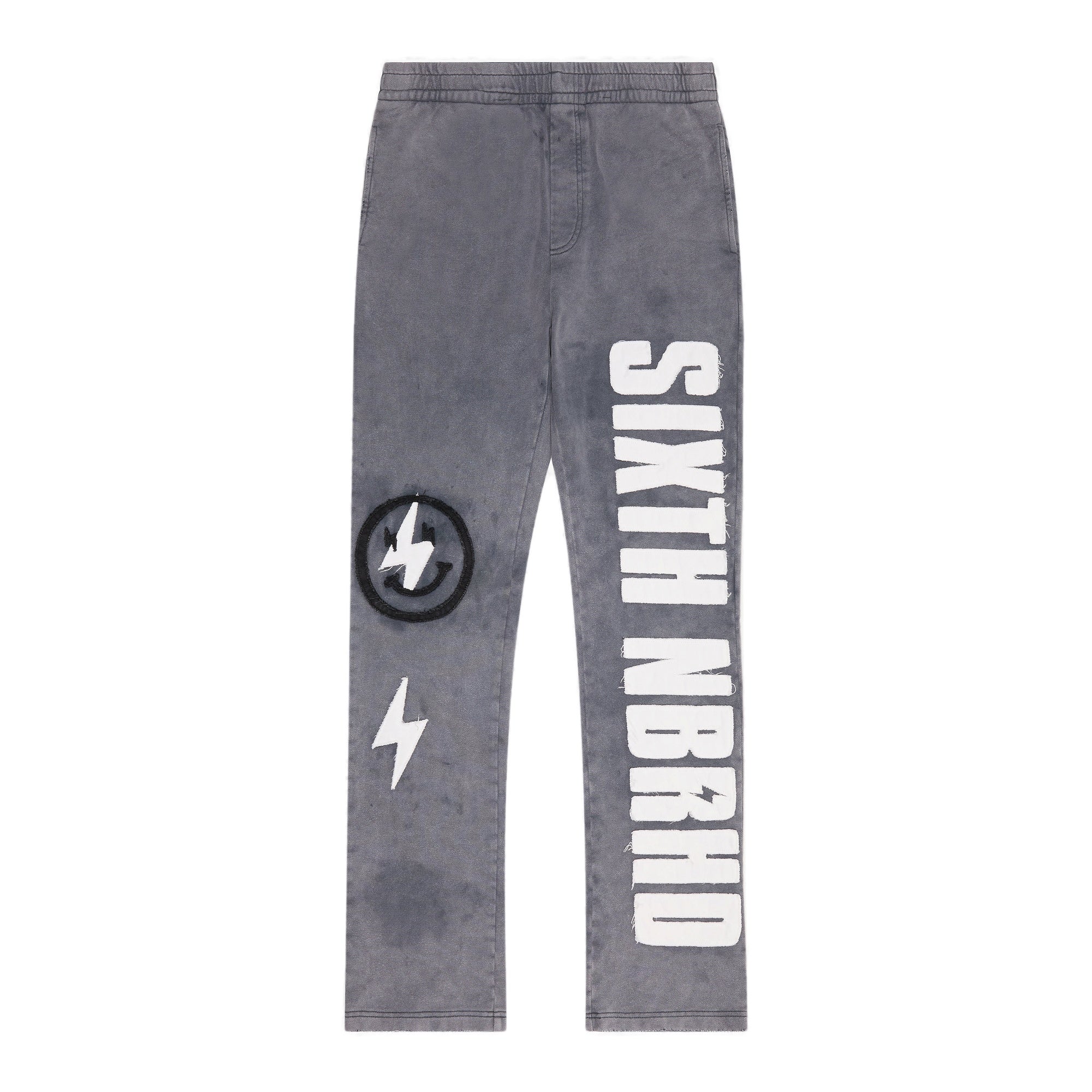6Th Nbrhd Cutout Men's Sweatpants - Gray