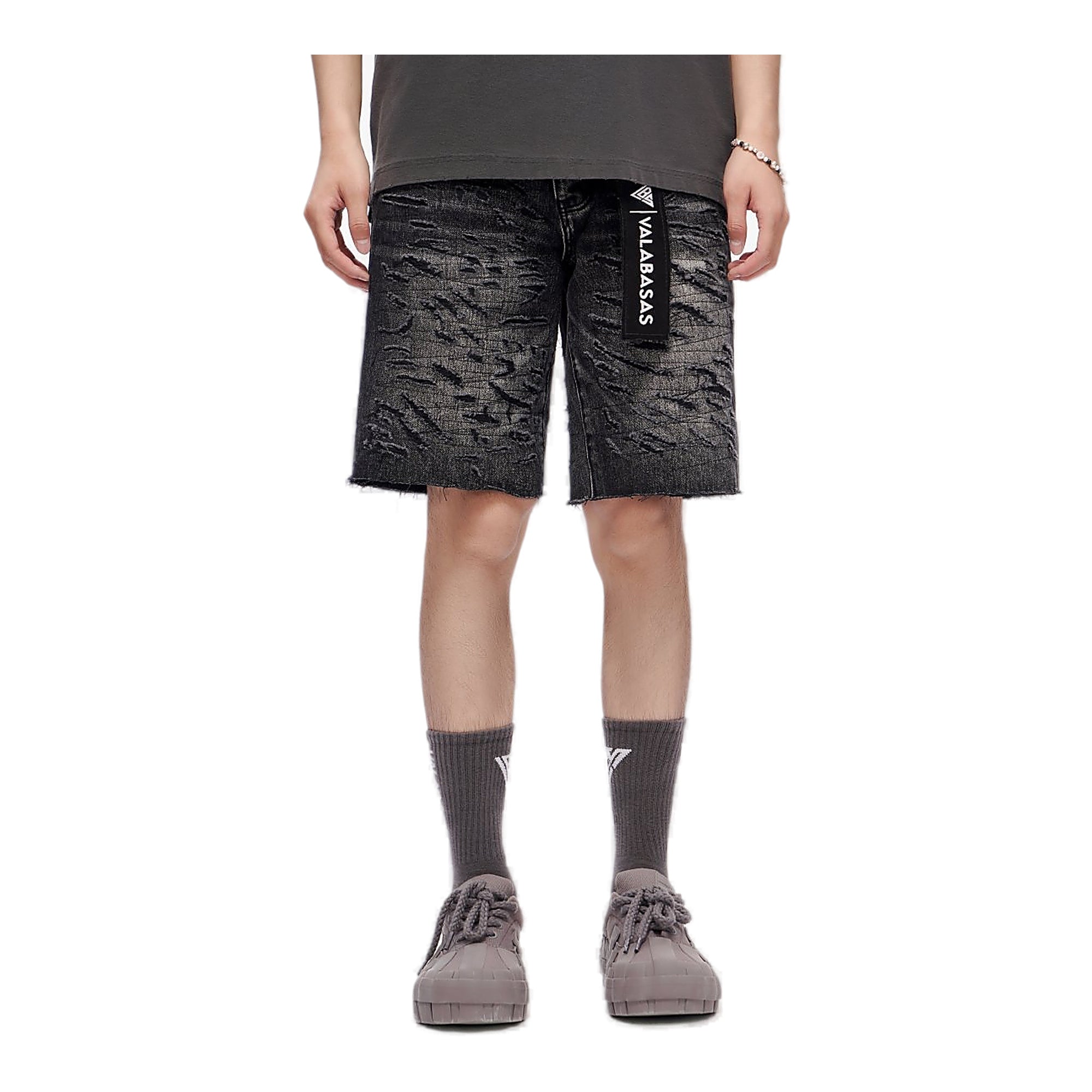 Valabasas Scrape Shorts - Distressed