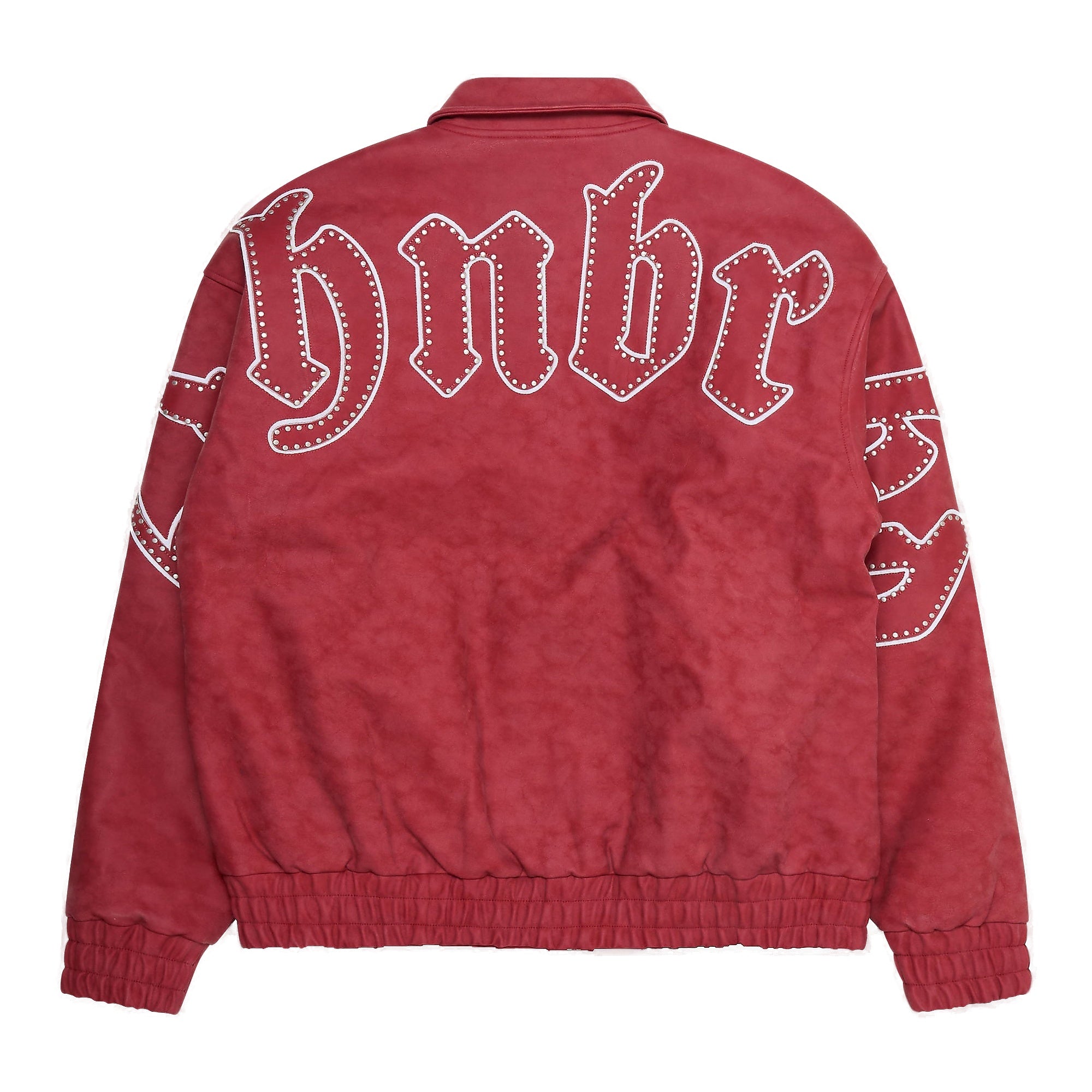 6Th Nbrhd Star Studded Men's Jacket - Red